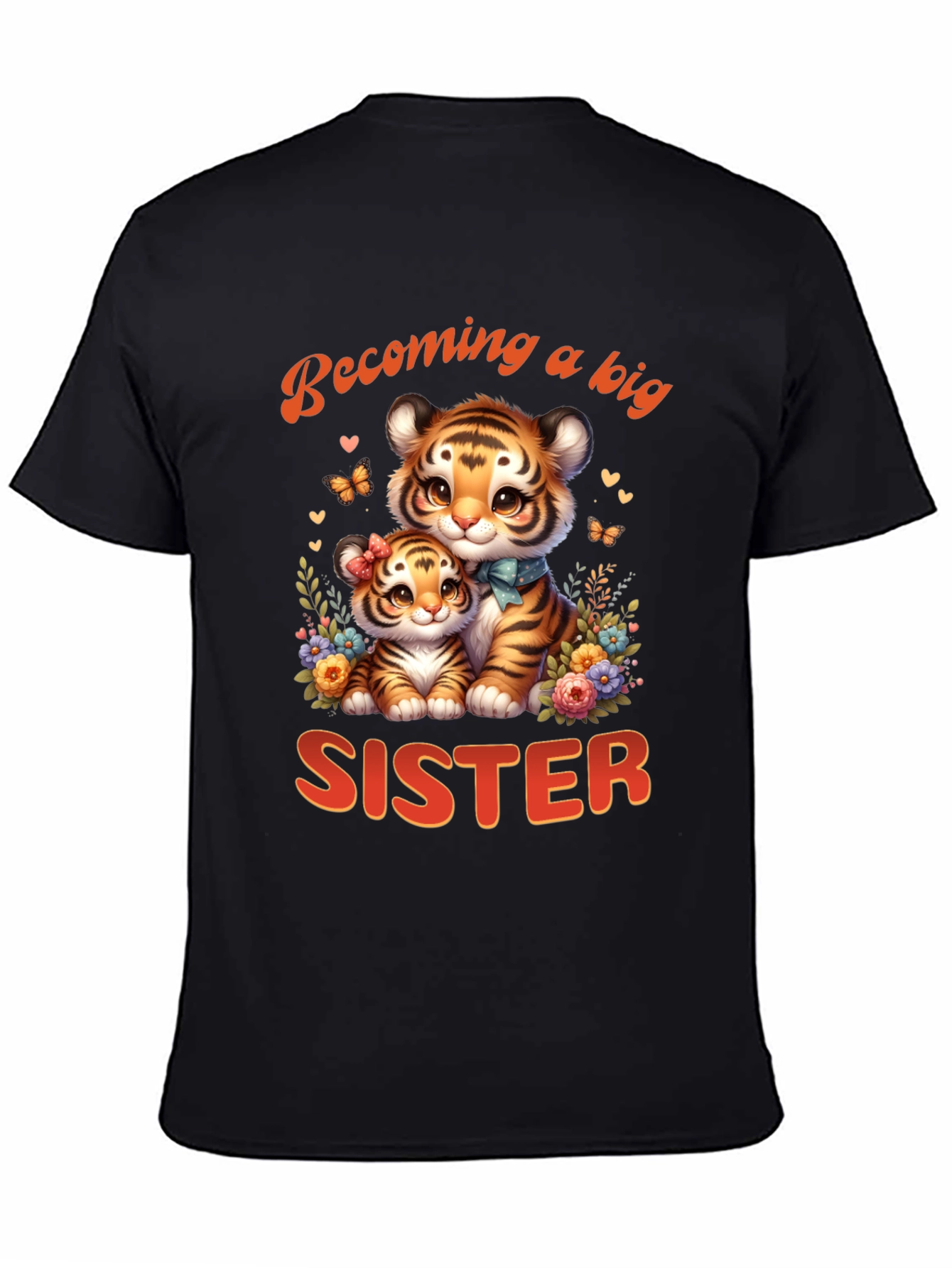 Becoming a Big Sister Tiger Tee