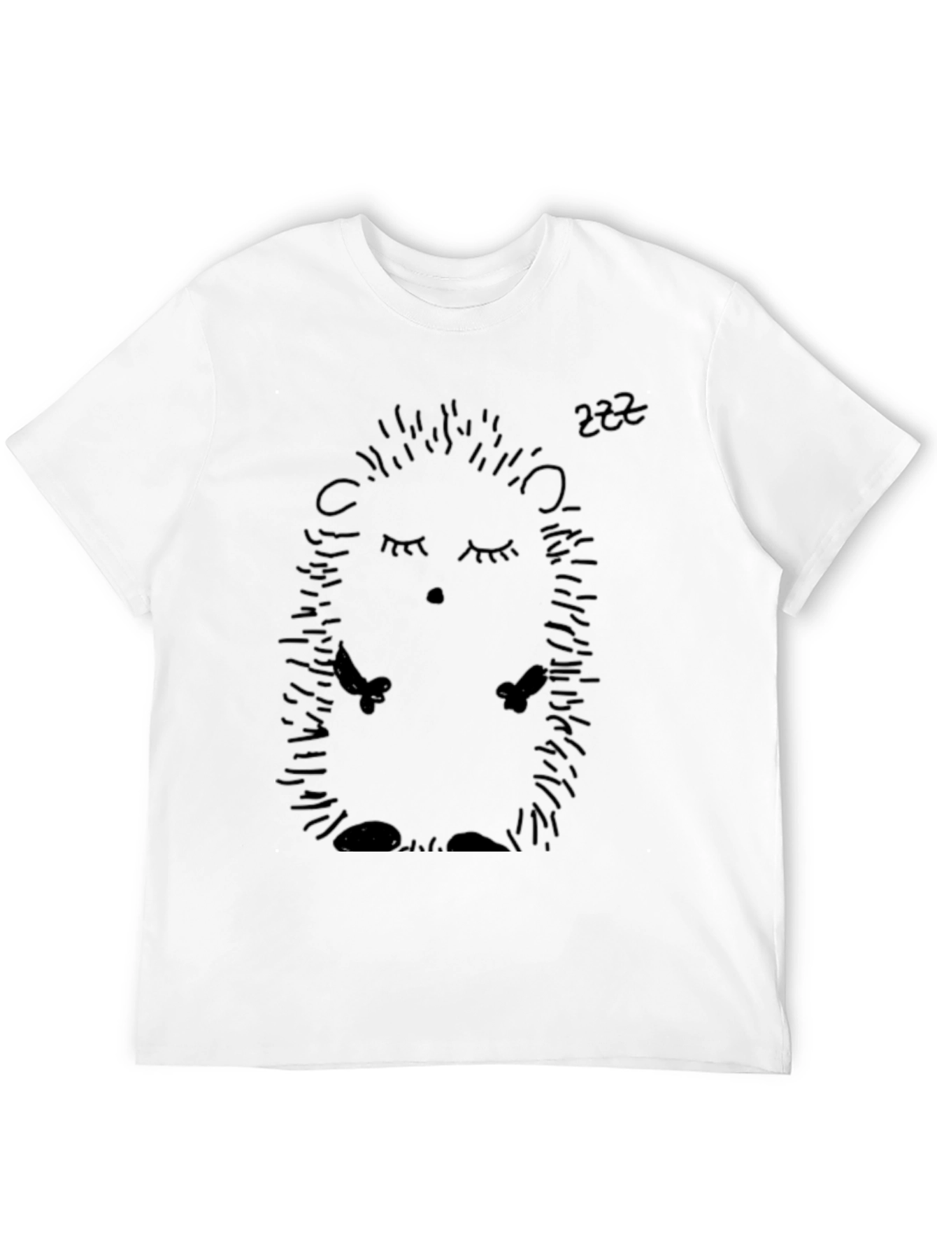 Sleeping Hedgehog T-Shirt - Cute Animal Tee