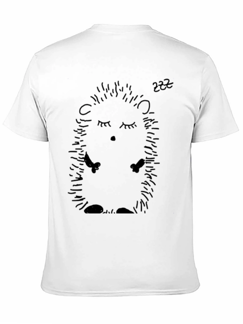 Sleeping Hedgehog T-Shirt - Cute Animal Tee