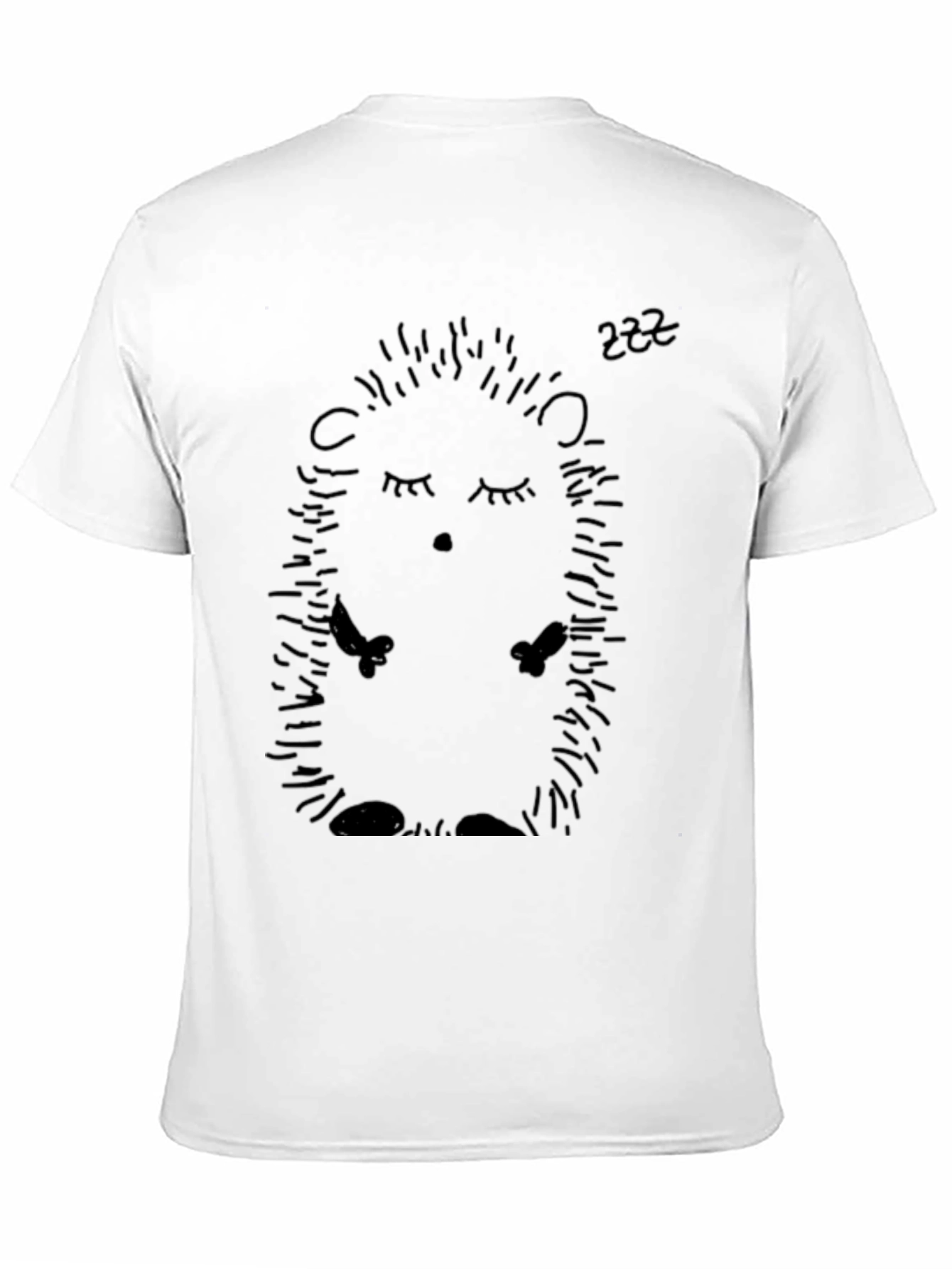 Sleeping Hedgehog T-Shirt - Cute Animal Tee