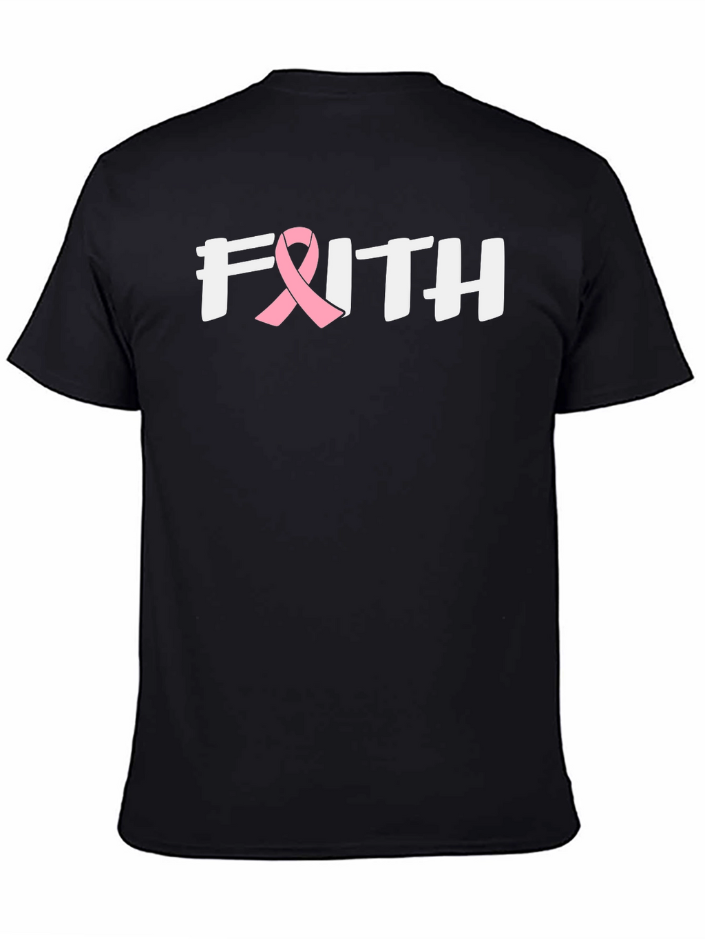 Faith Breast Cancer Awareness Ribbon T-Shirt