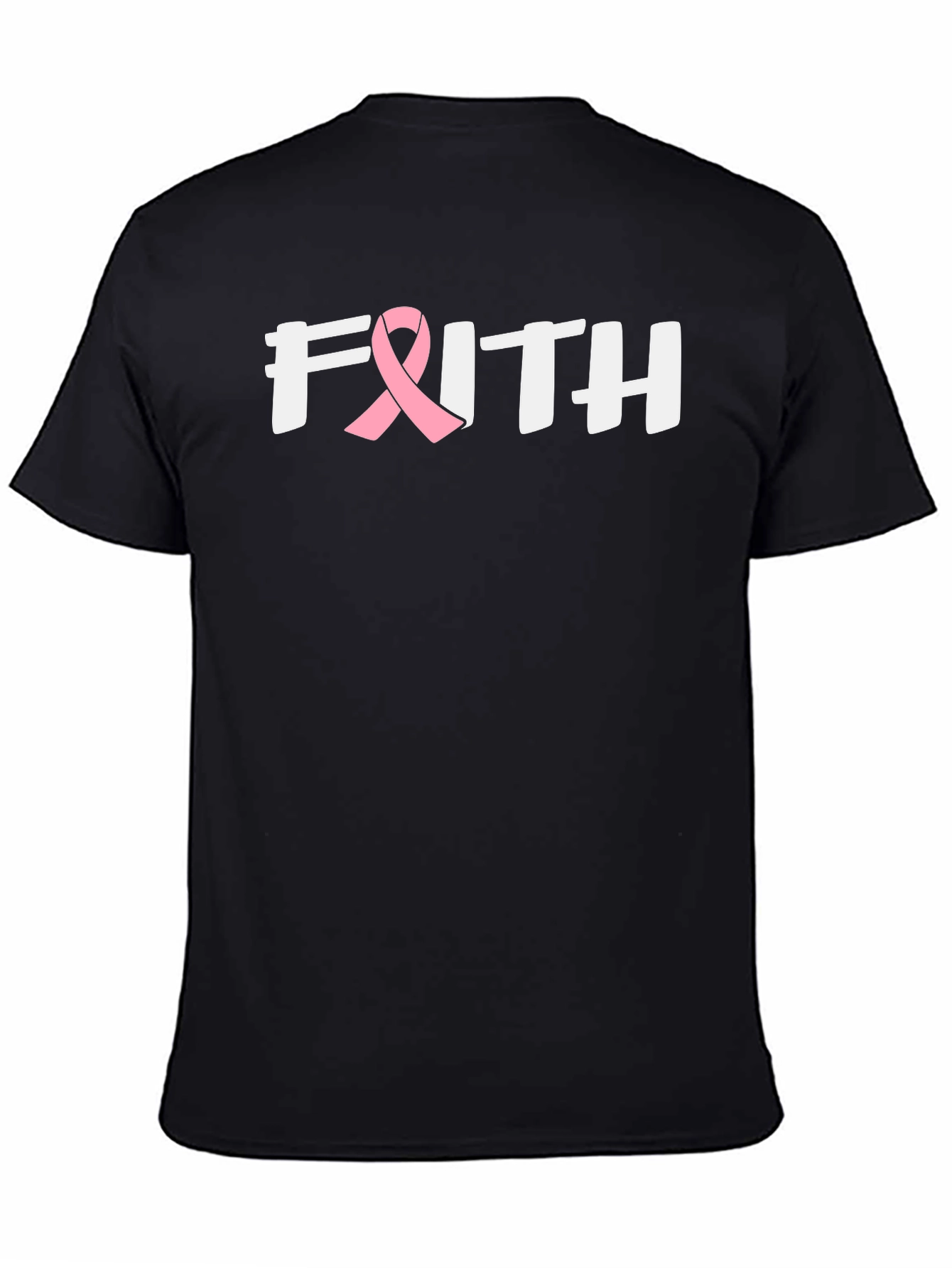 Faith Breast Cancer Awareness Ribbon T-Shirt