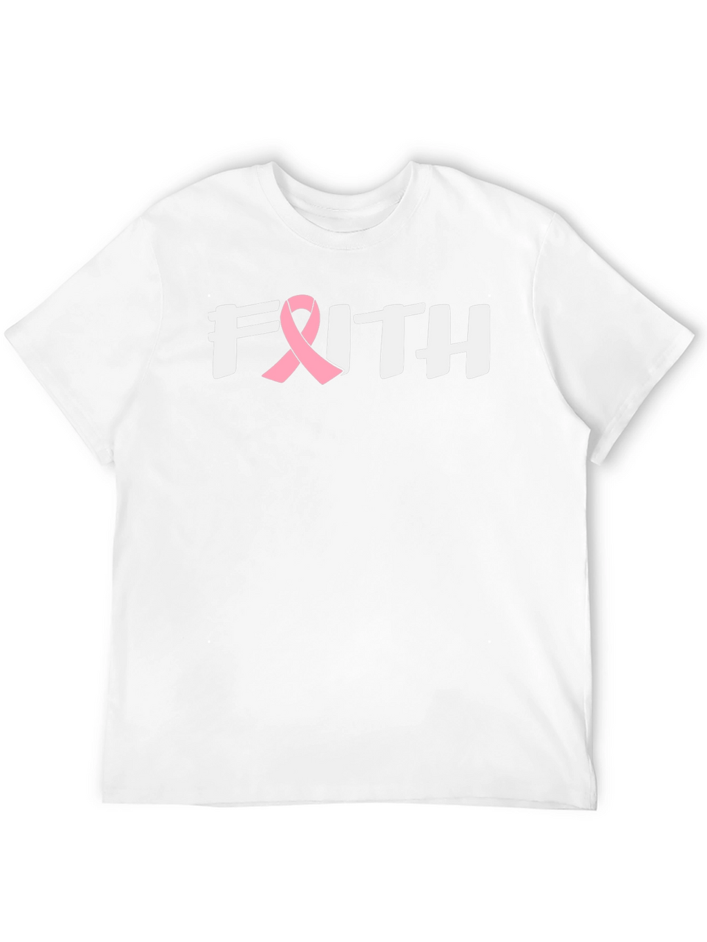 Faith Breast Cancer Awareness Ribbon T-Shirt