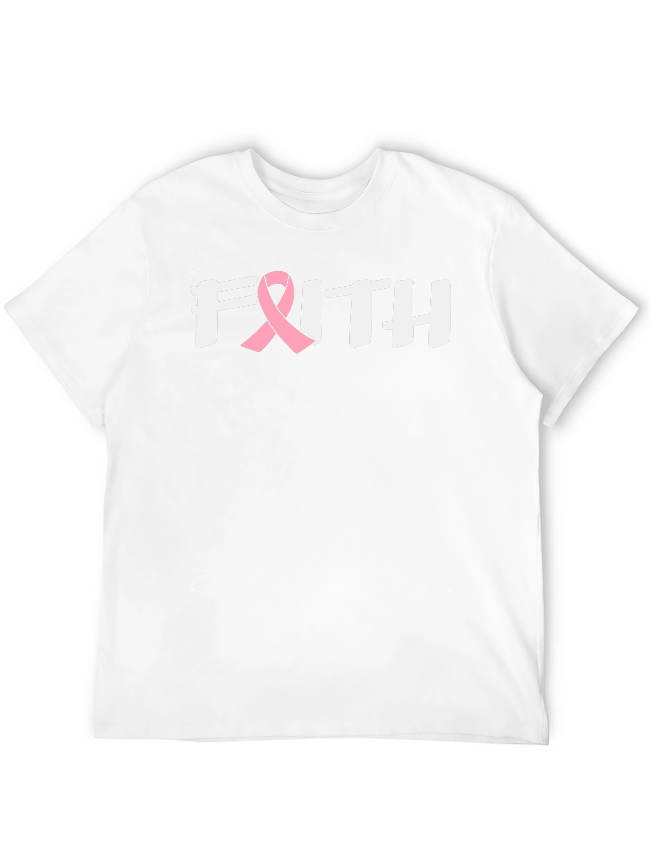Faith Breast Cancer Awareness Ribbon T-Shirt