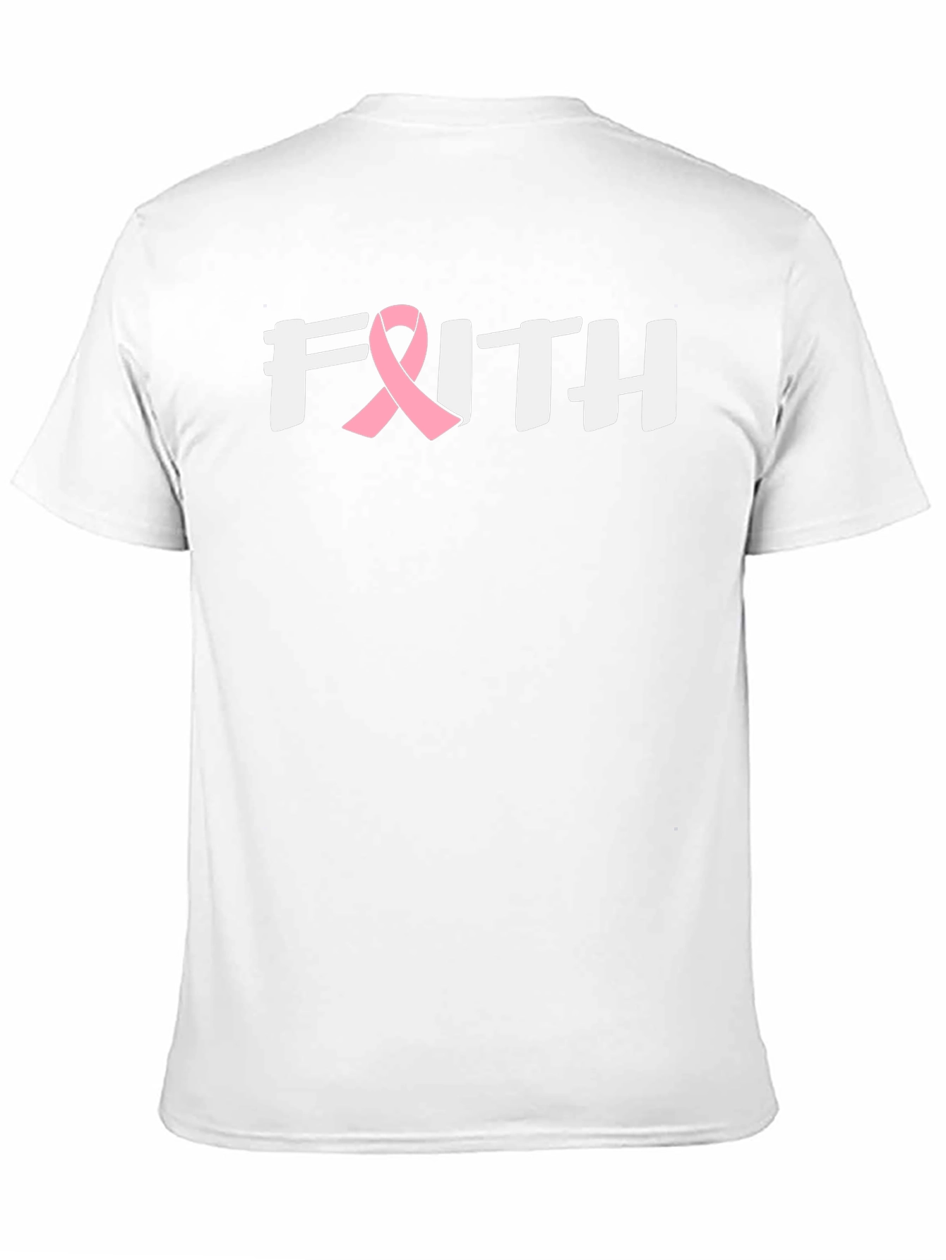 Faith Breast Cancer Awareness Ribbon T-Shirt