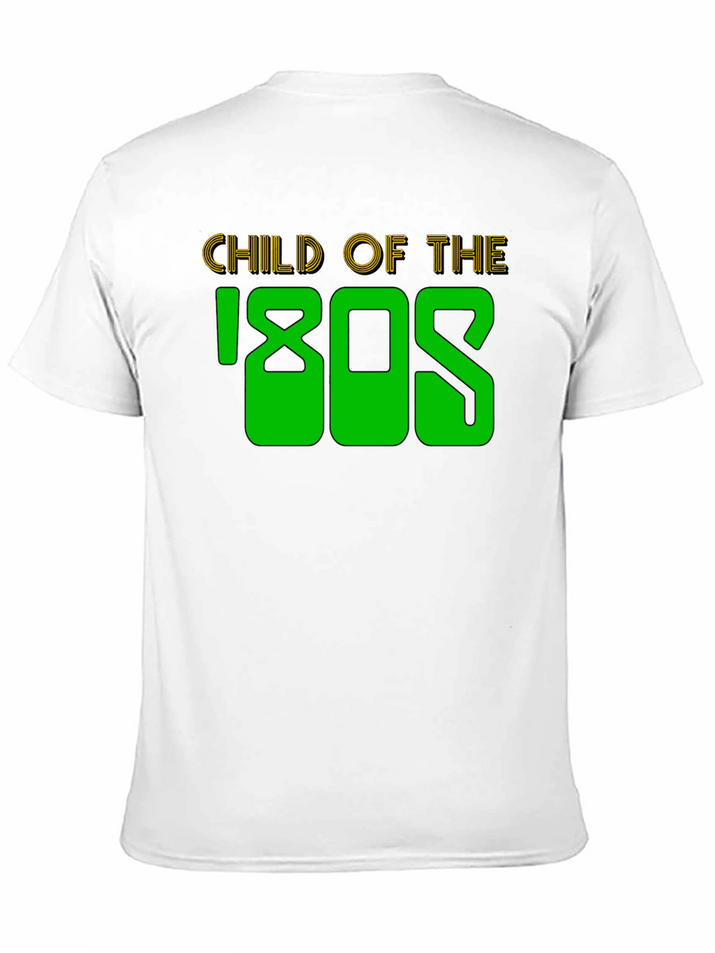 Child of the 80s Black Graphic T-Shirt