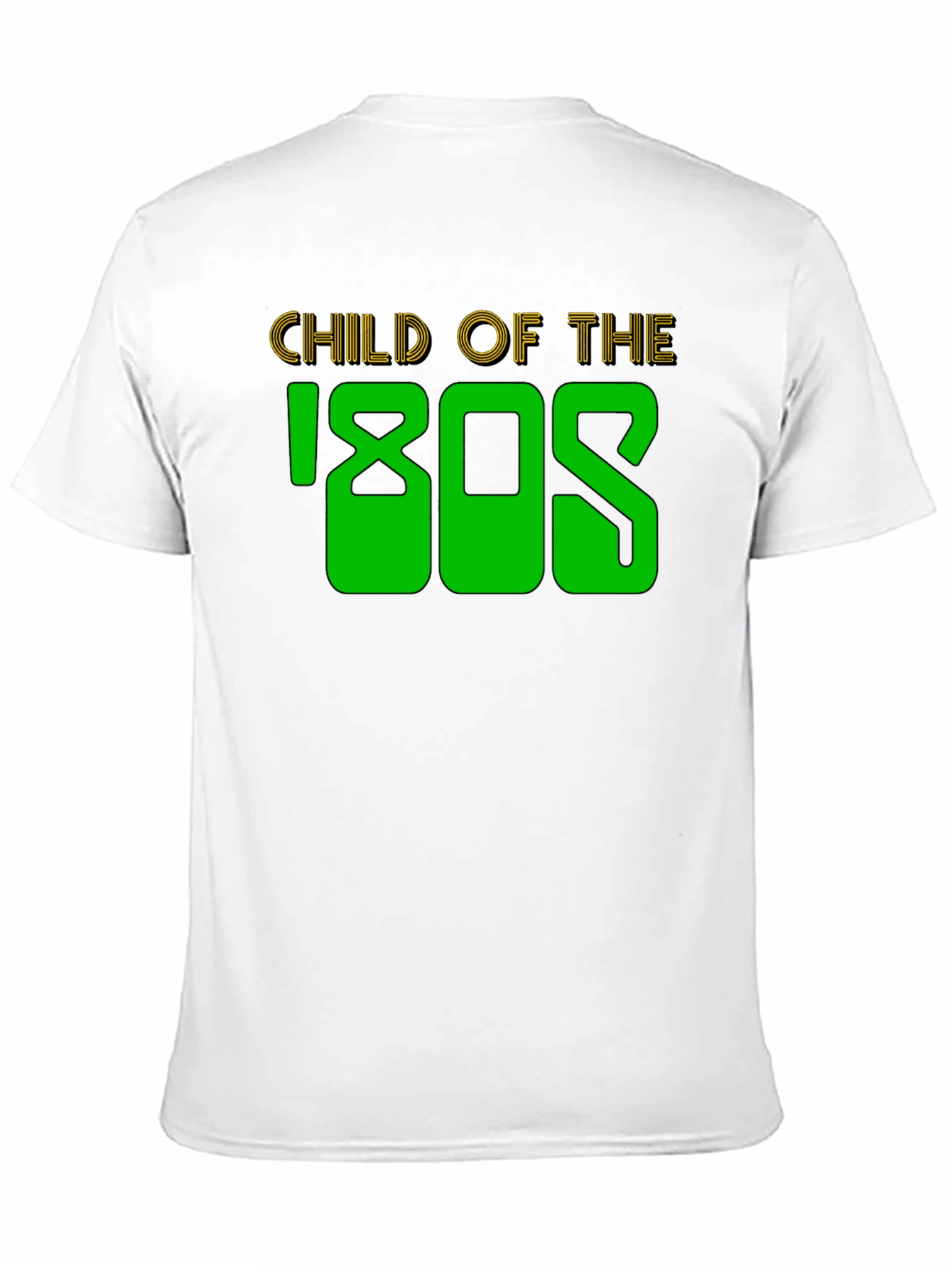 Child of the 80s Black Graphic T-Shirt