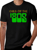 Child of the 80s Black Graphic T-Shirt