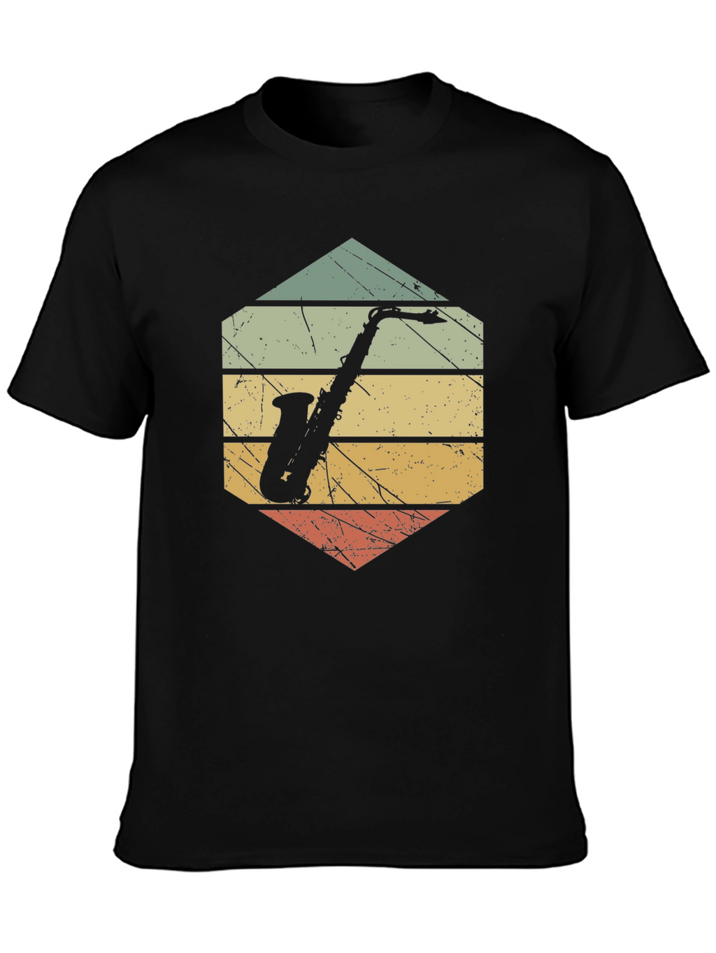 Retro Saxophone T-Shirt