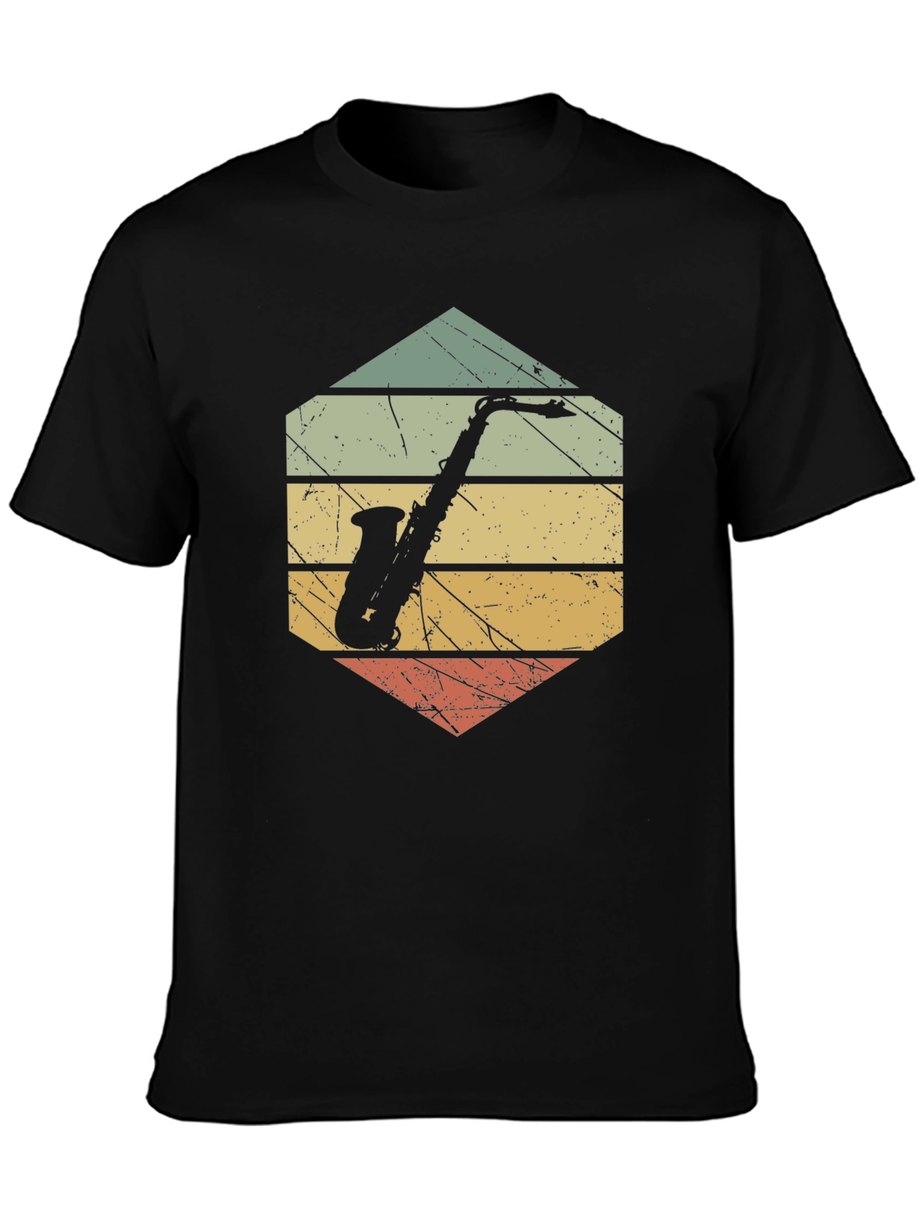 Retro Saxophone T-Shirt
