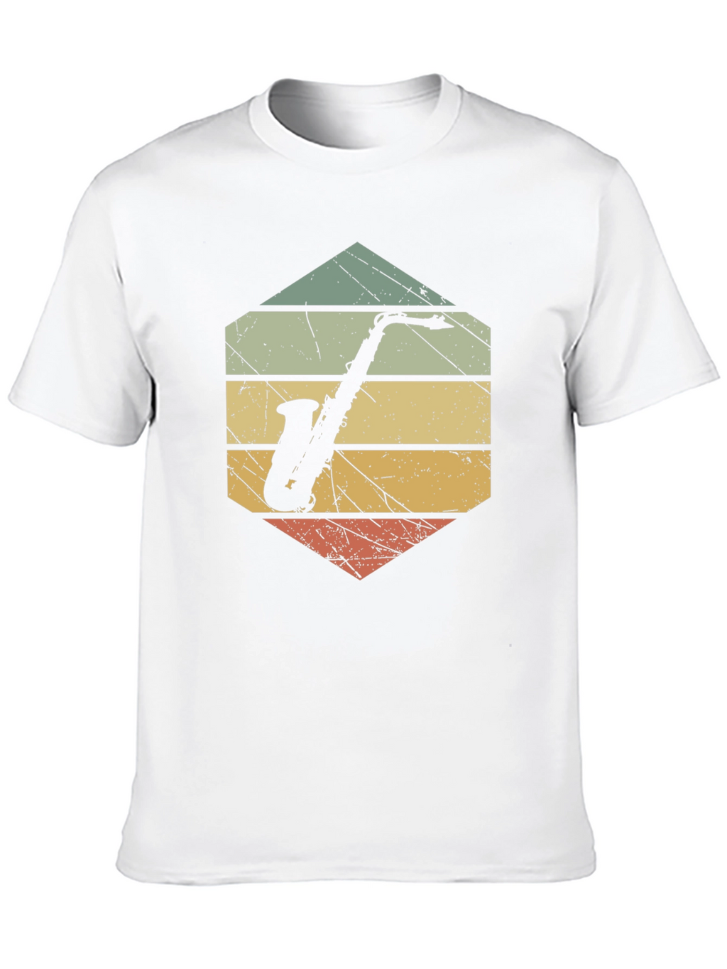 Retro Saxophone T-Shirt