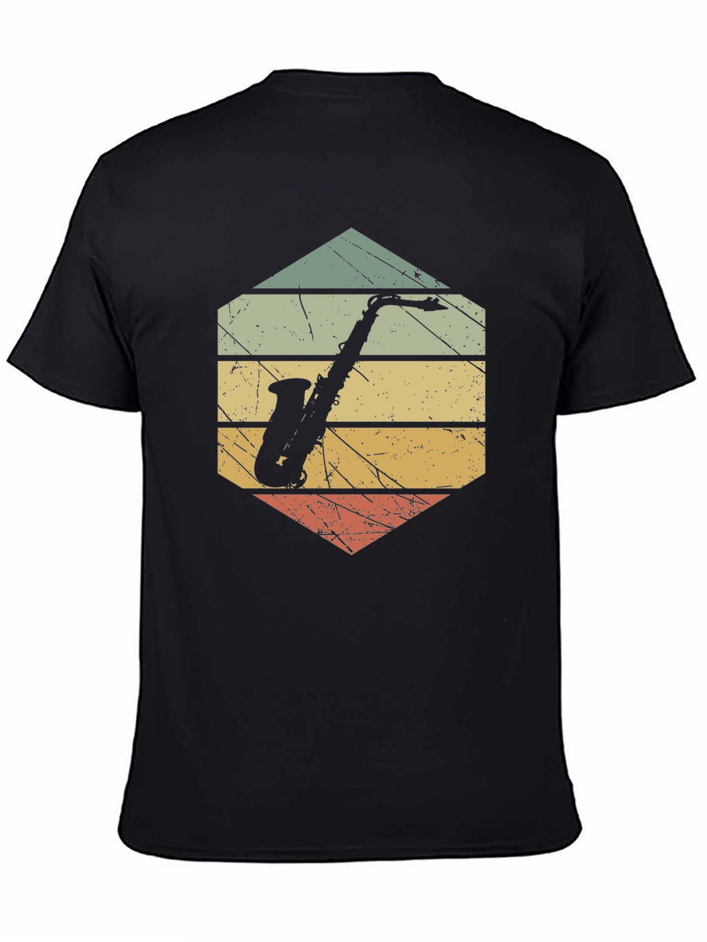 Retro Saxophone T-Shirt