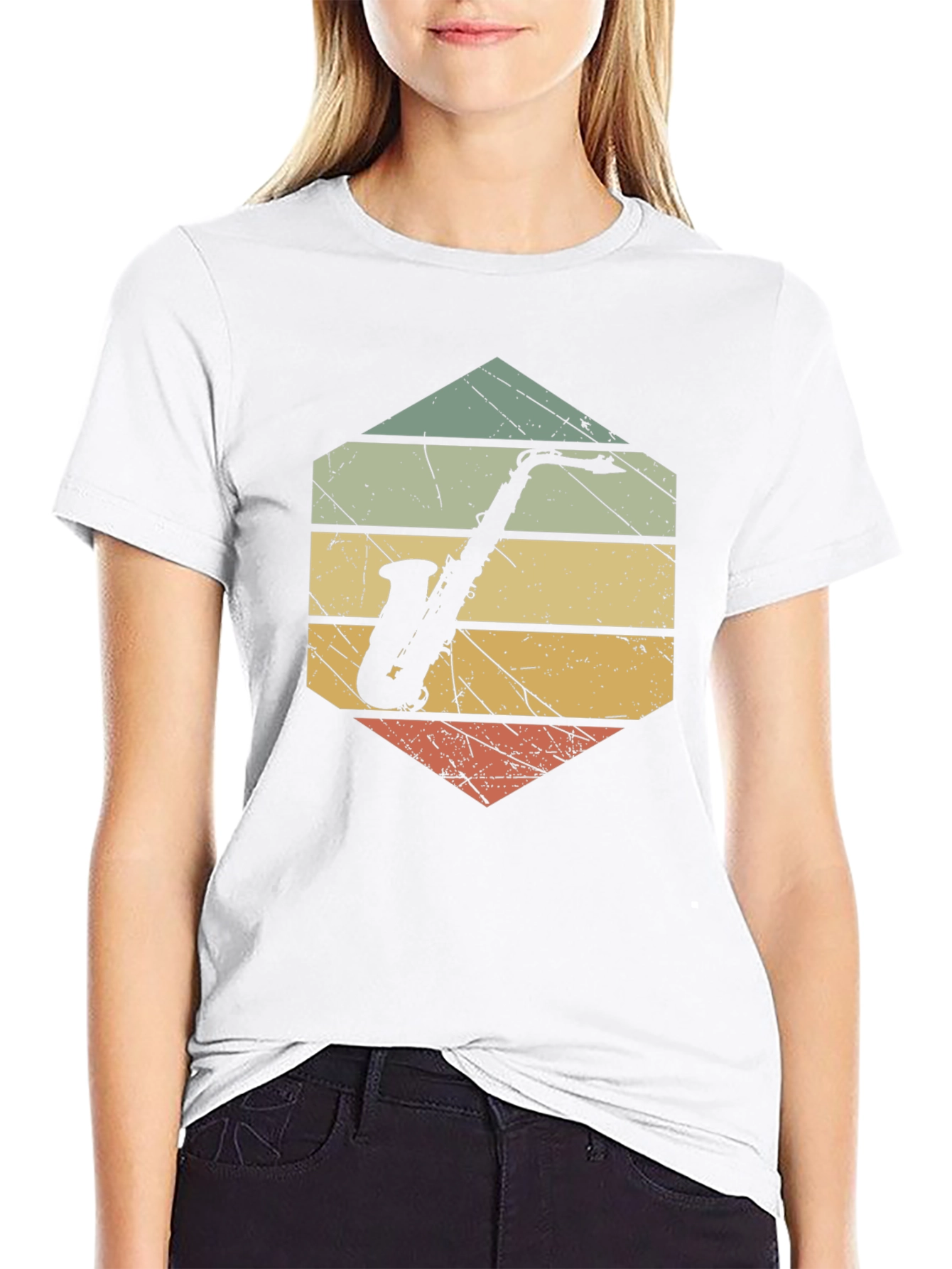 Retro Saxophone T-Shirt