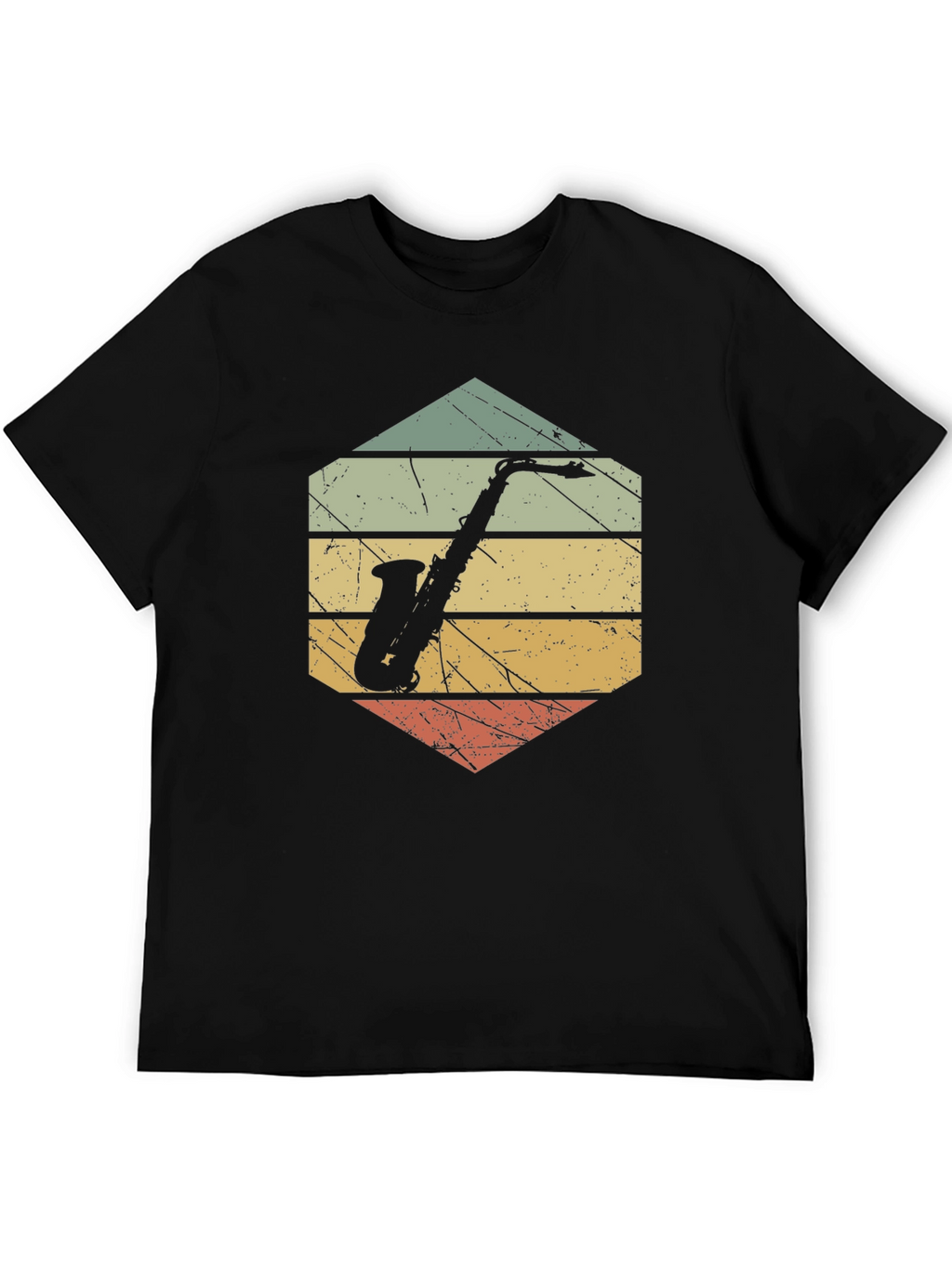 Retro Saxophone T-Shirt
