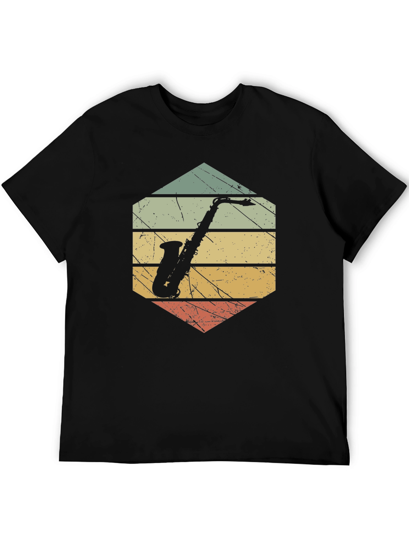 Retro Saxophone T-Shirt