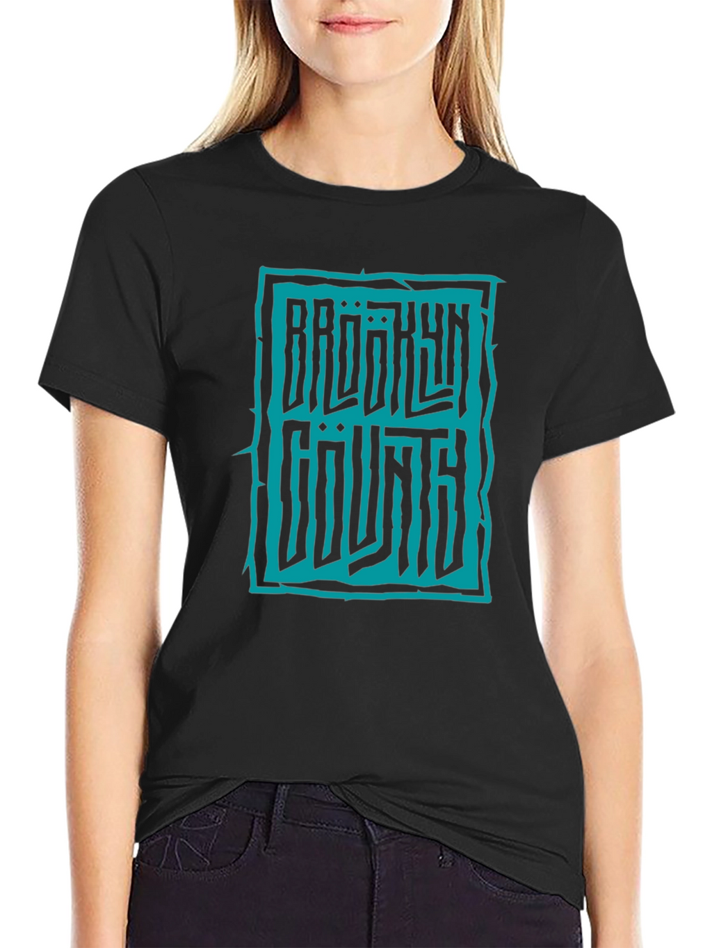 Brooklyn County Black Graphic Tee