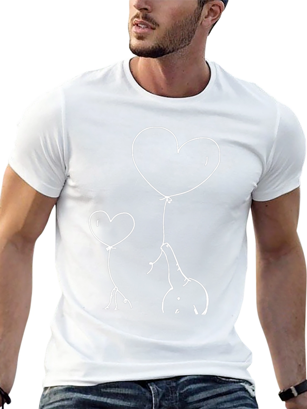 Heart Balloon Graphic T-Shirt