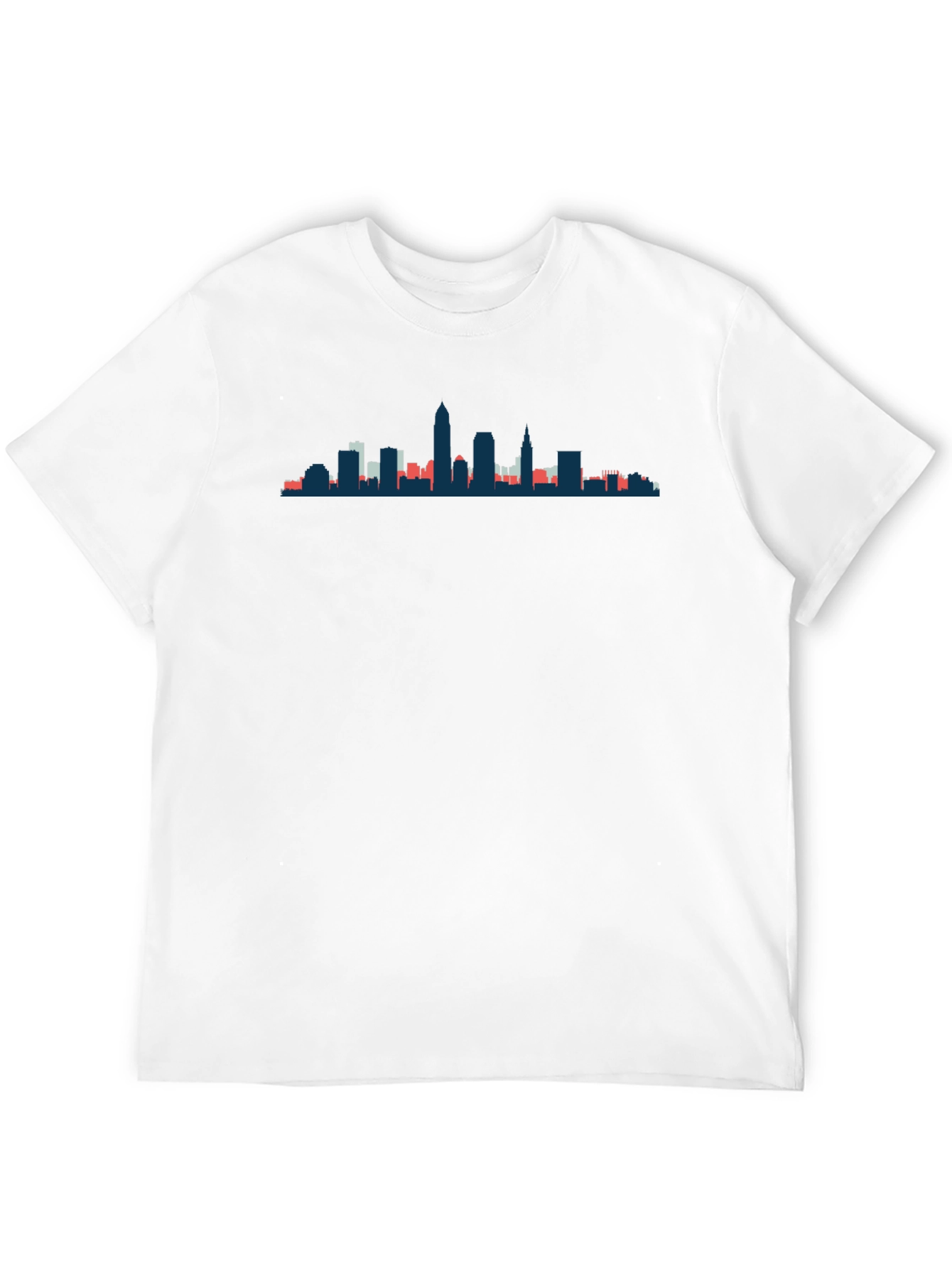 City Skyline Graphic Tee - Modern Crew Neck T-Shirt