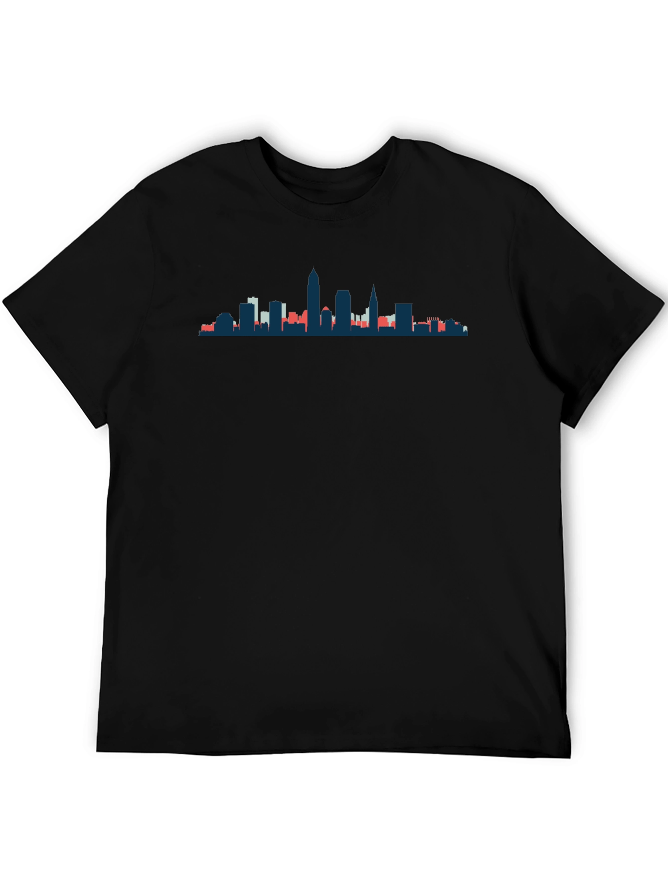 City Skyline Graphic Tee - Modern Crew Neck T-Shirt