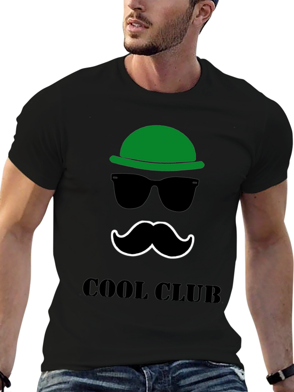 Cool Club Graphic T-Shirt - Stylish & Fun