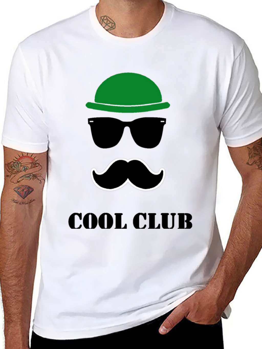 Cool Club Graphic T-Shirt - Stylish & Fun