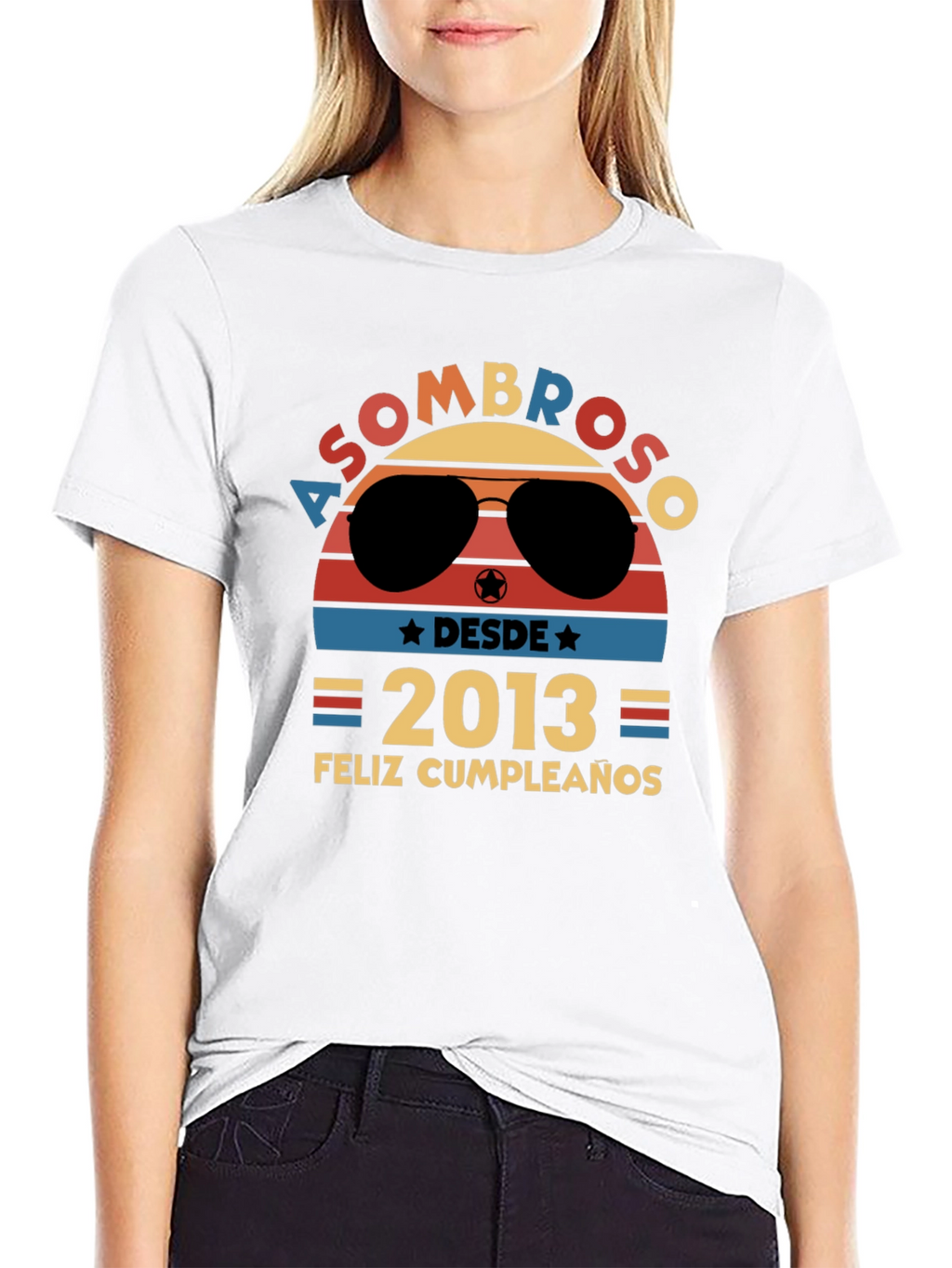 Asombroso Desde 2013 Feliz Cumpleaños T-Shirt