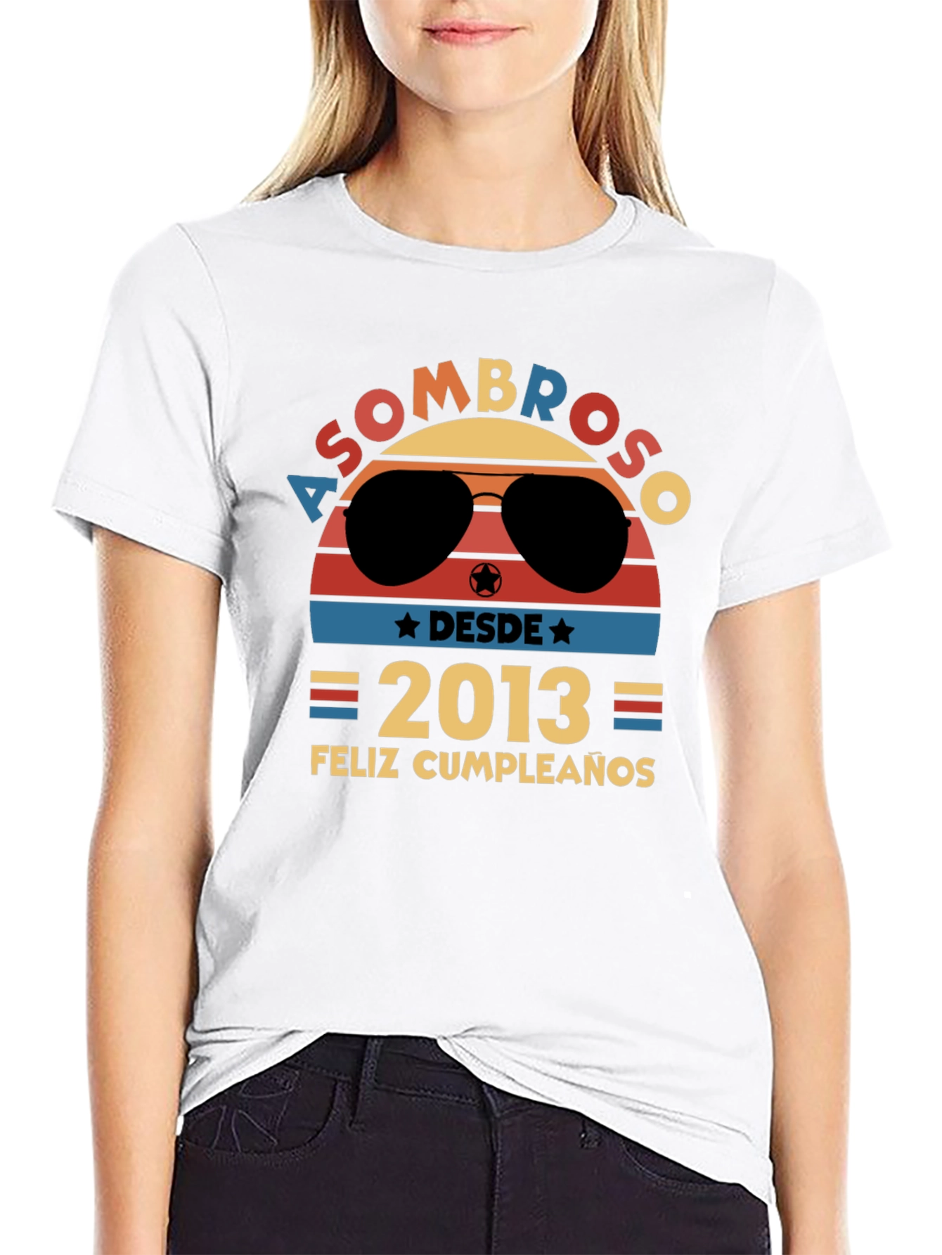 Asombroso Desde 2013 Feliz Cumpleaños T-Shirt