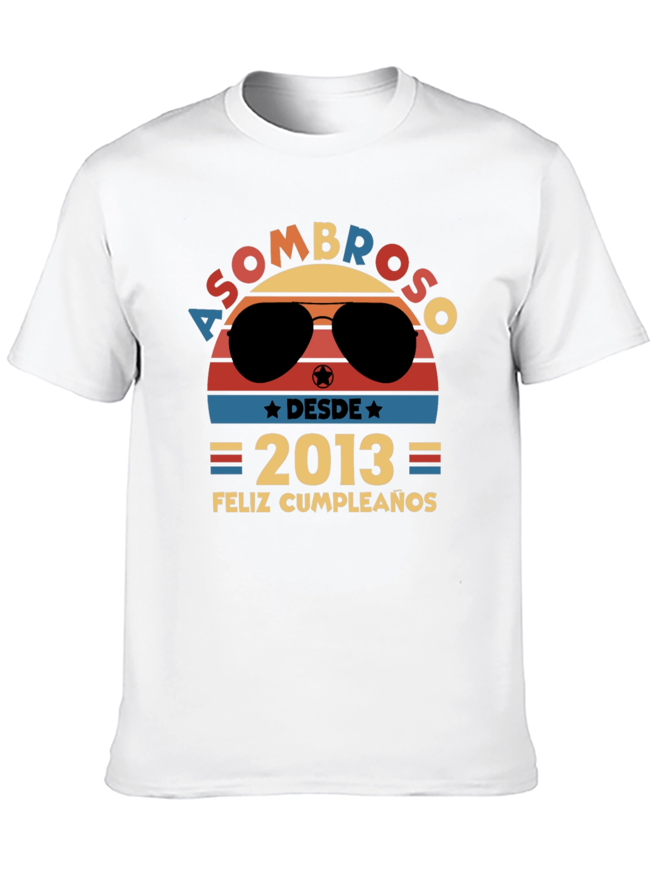 Asombroso Desde 2013 Feliz Cumpleaños T-Shirt