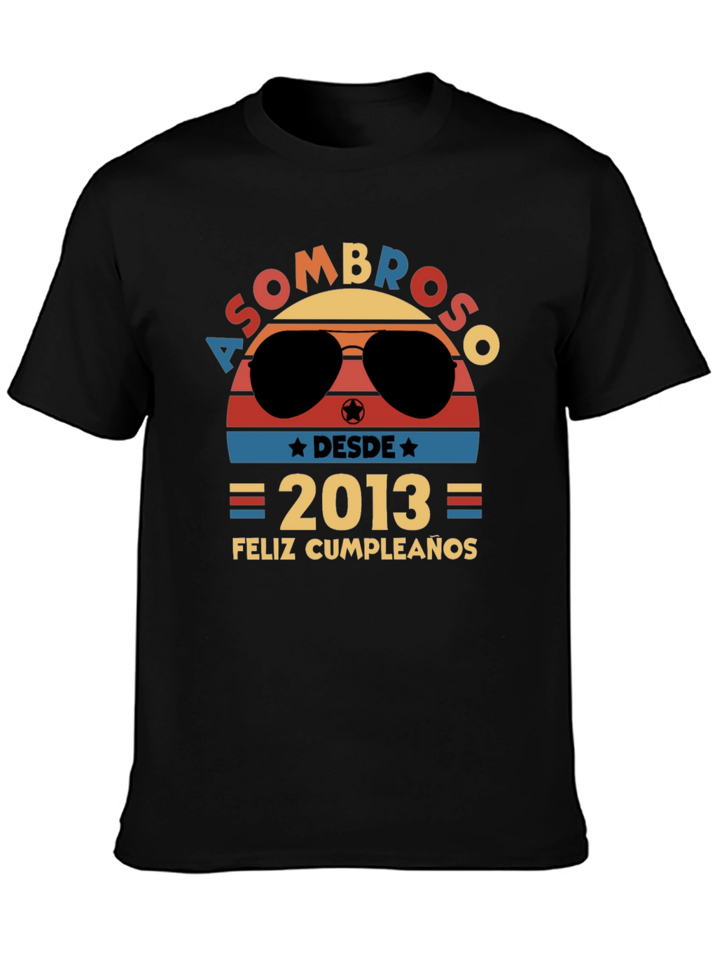 Asombroso Desde 2013 Feliz Cumpleaños T-Shirt