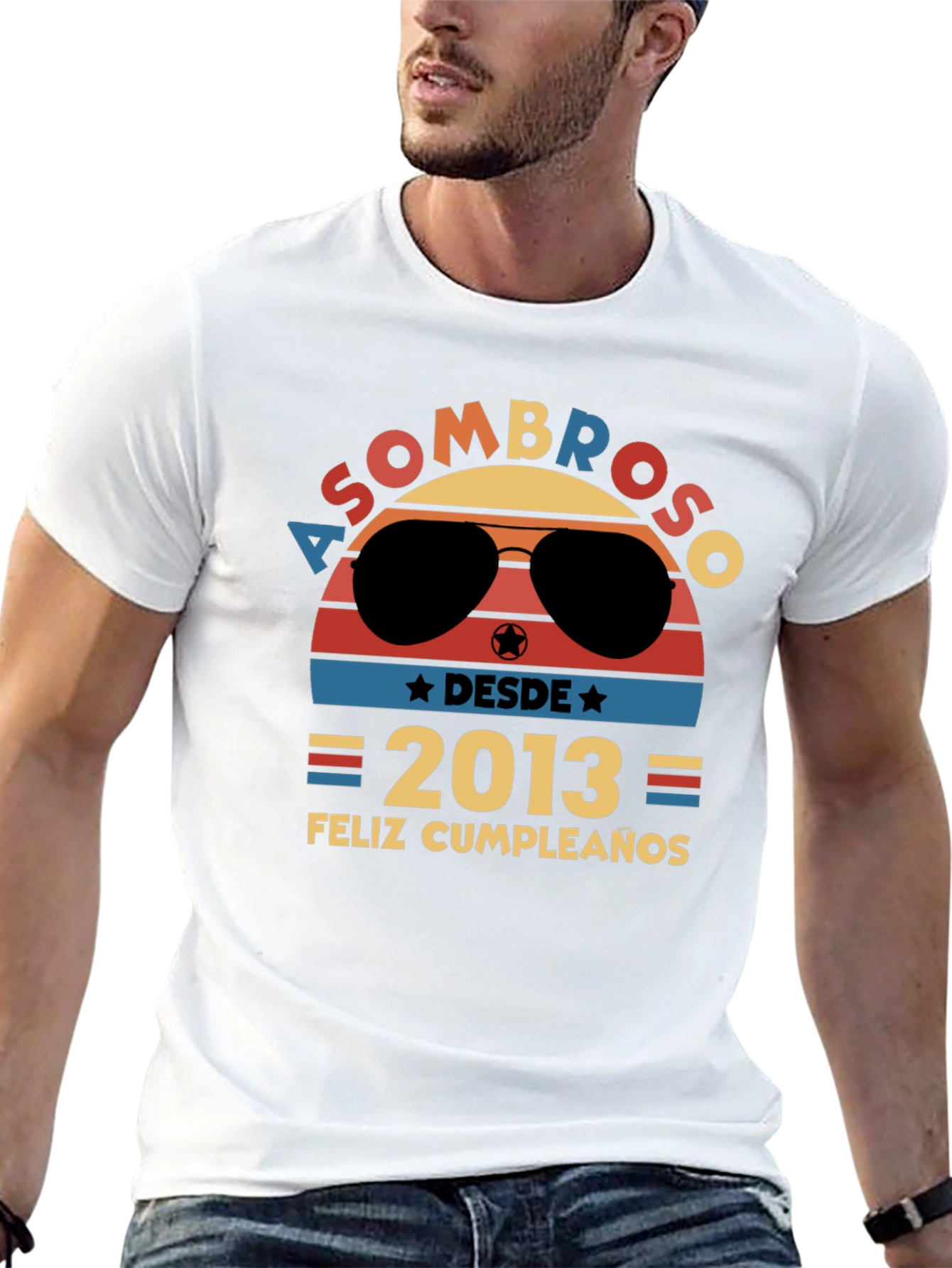 Asombroso Desde 2013 Feliz Cumpleaños T-Shirt