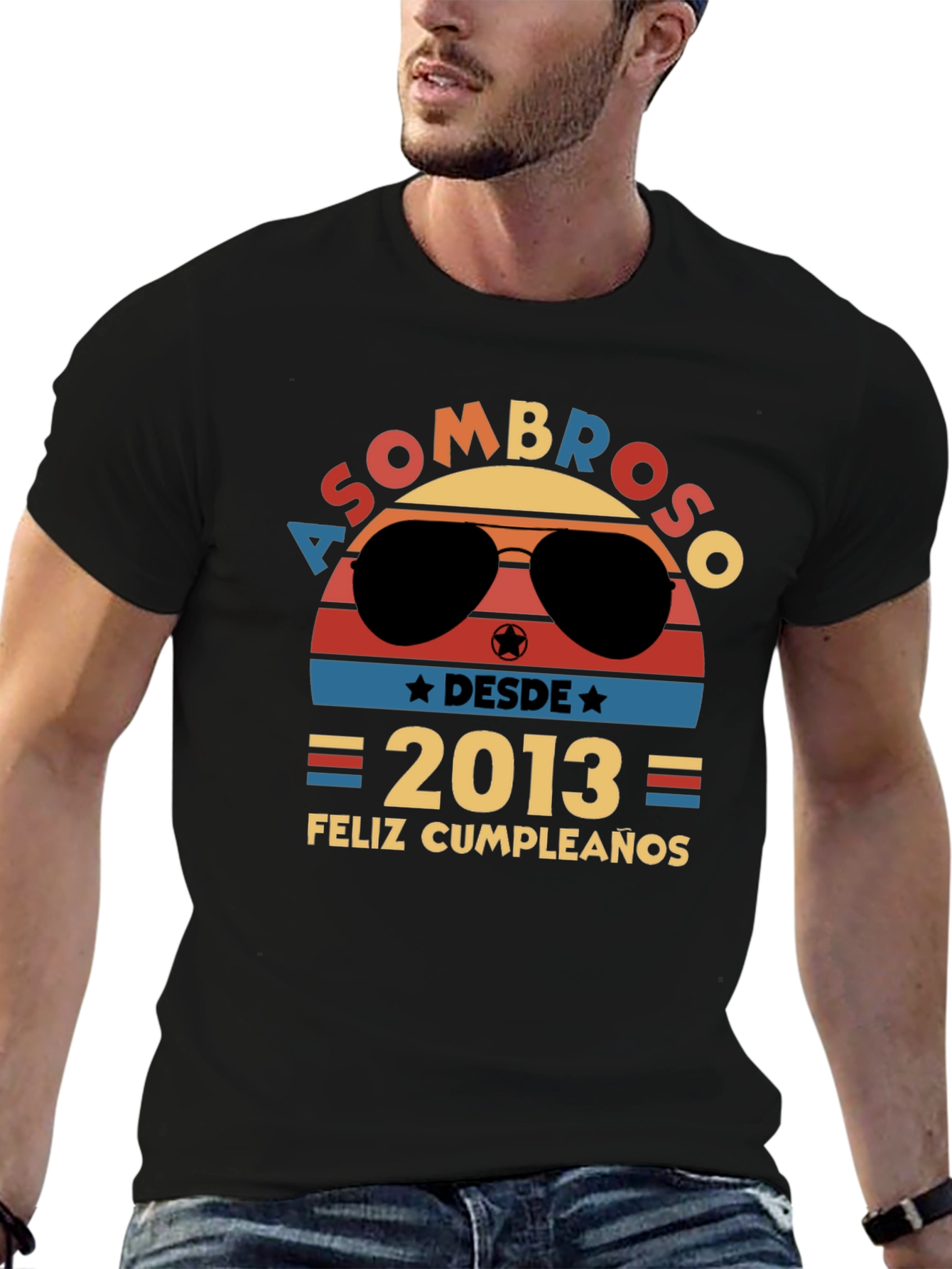 Asombroso Desde 2013 Feliz Cumpleaños T-Shirt