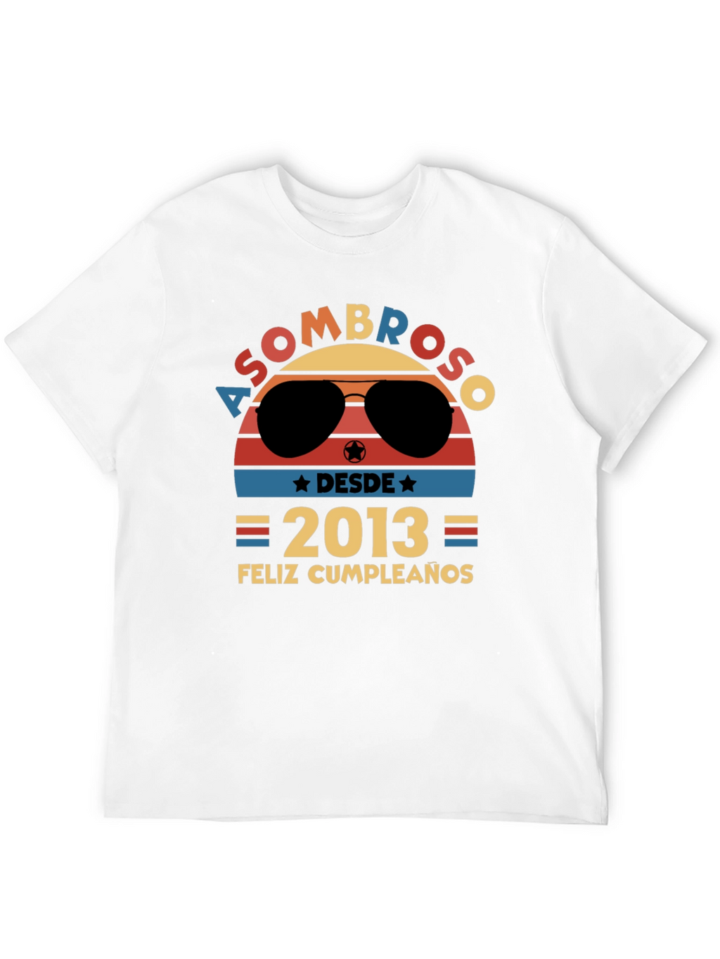 Asombroso Desde 2013 Feliz Cumpleaños T-Shirt