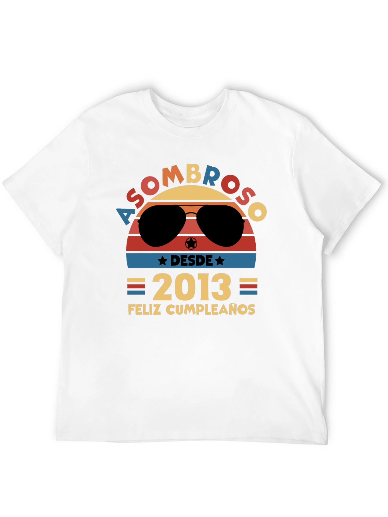 Asombroso Desde 2013 Feliz Cumpleaños T-Shirt