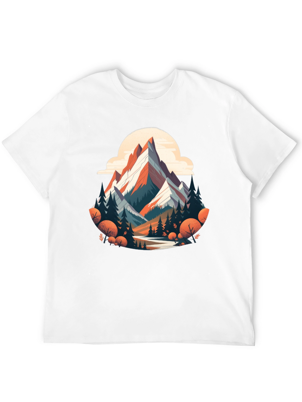 Mountain Graphic Tee - Nature Adventure Shirt