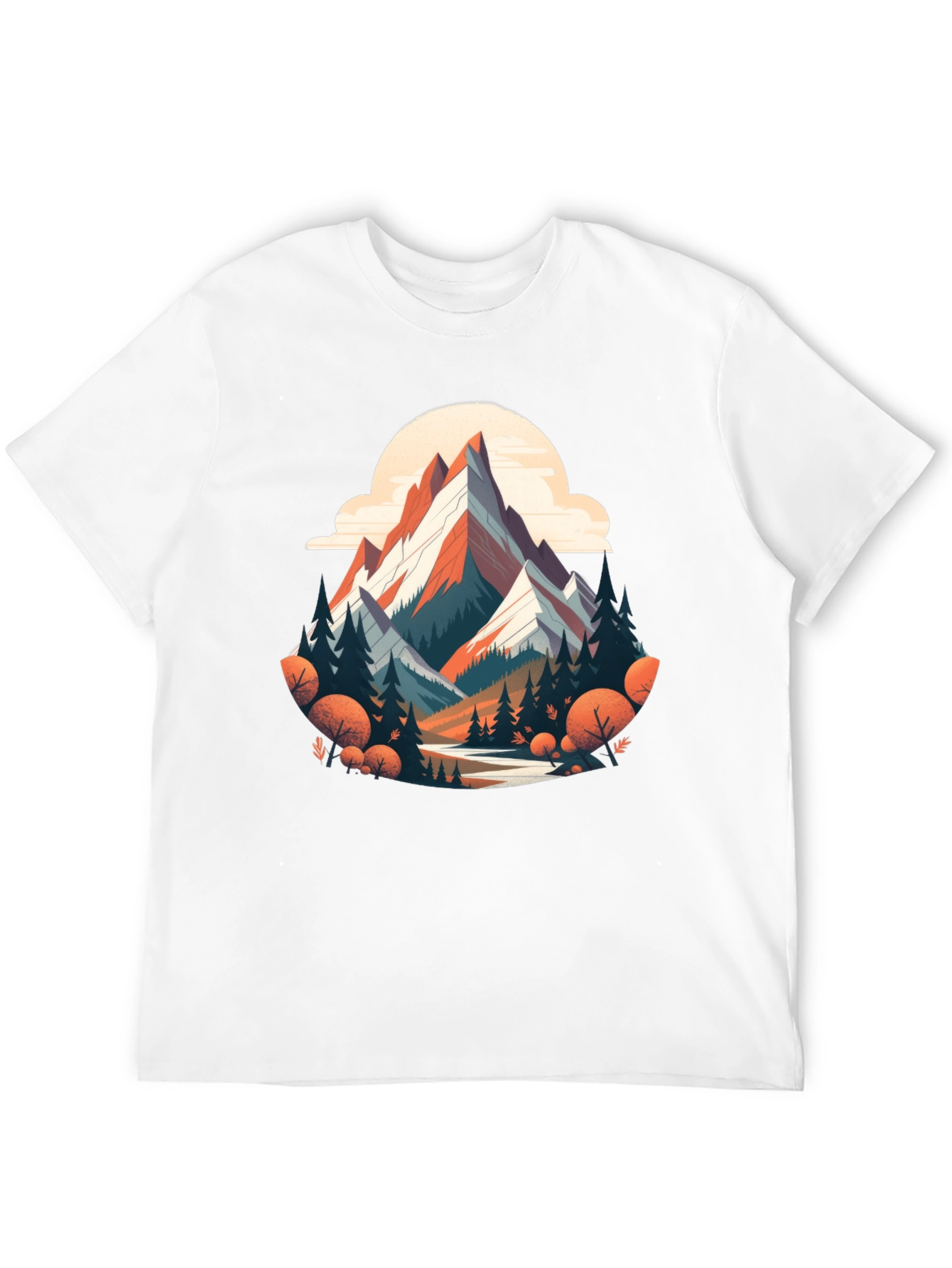 Mountain Graphic Tee - Nature Adventure Shirt