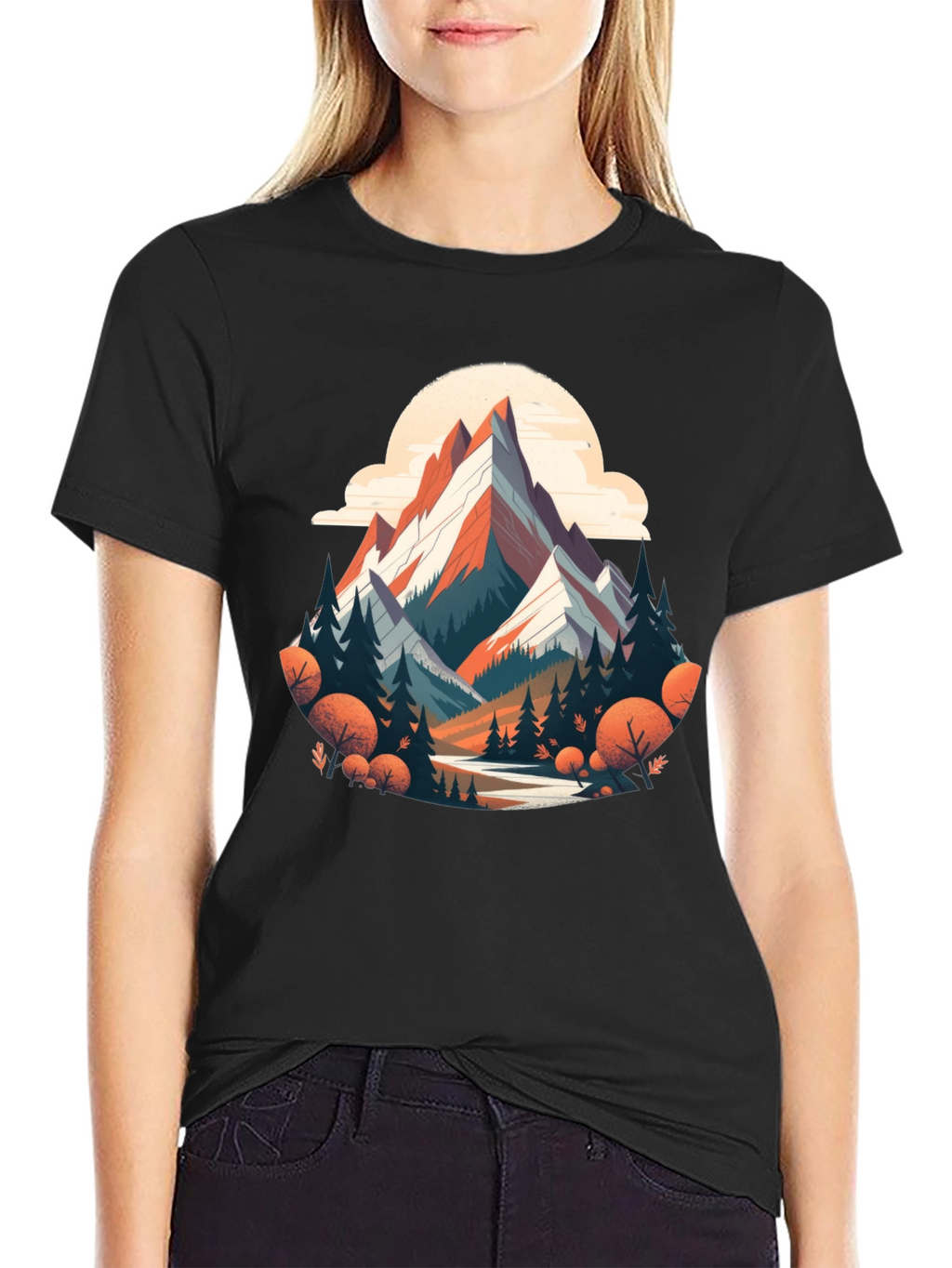 Mountain Graphic Tee - Nature Adventure Shirt