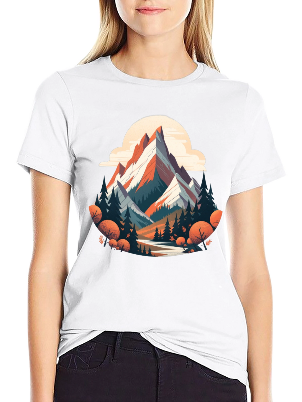 Mountain Graphic Tee - Nature Adventure Shirt