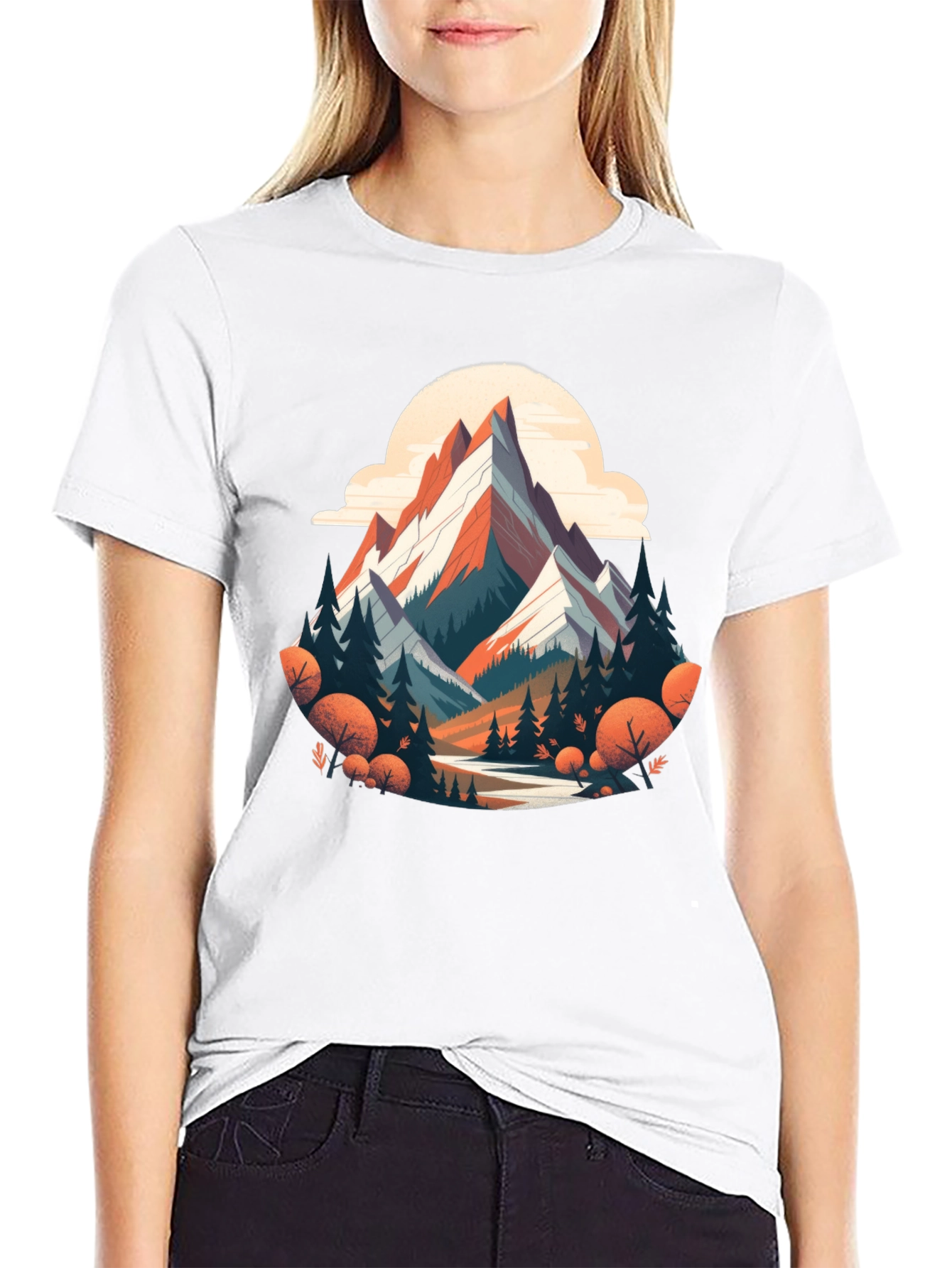Mountain Graphic Tee - Nature Adventure Shirt