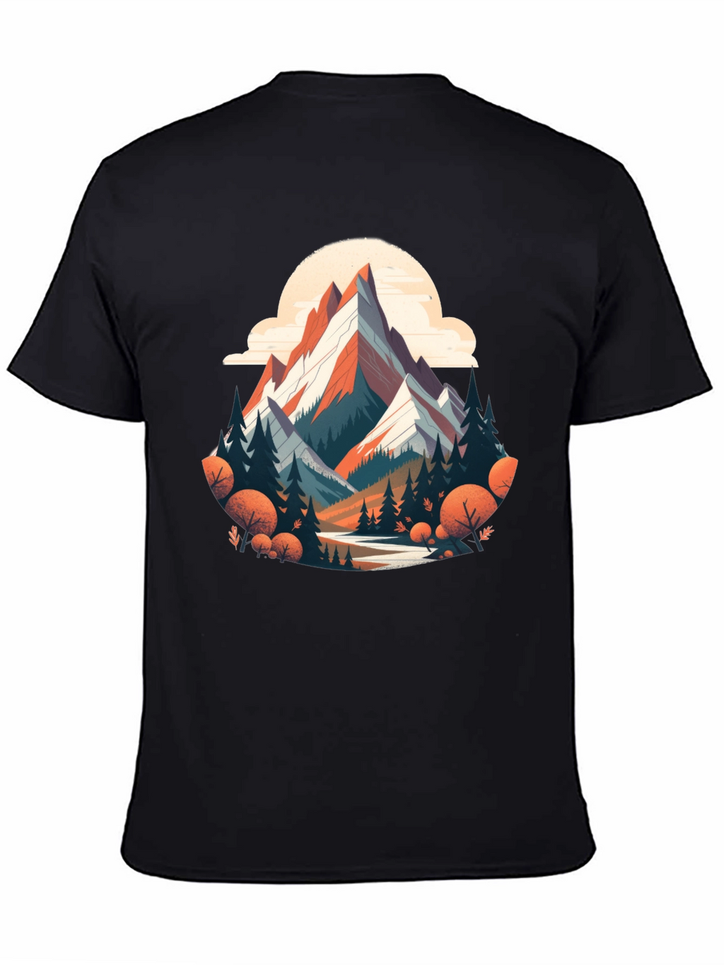 Mountain Graphic Tee - Nature Adventure Shirt