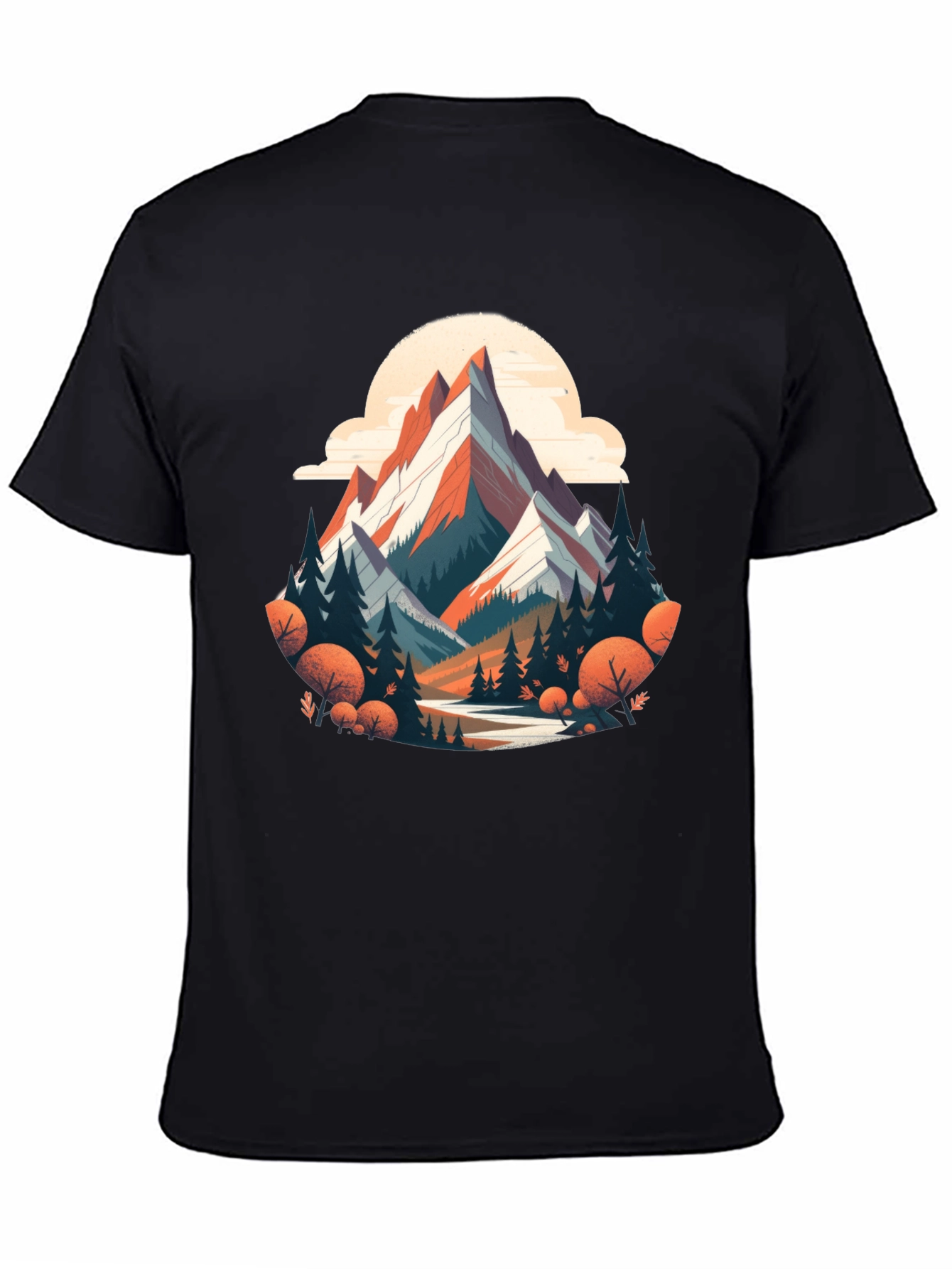 Mountain Graphic Tee - Nature Adventure Shirt