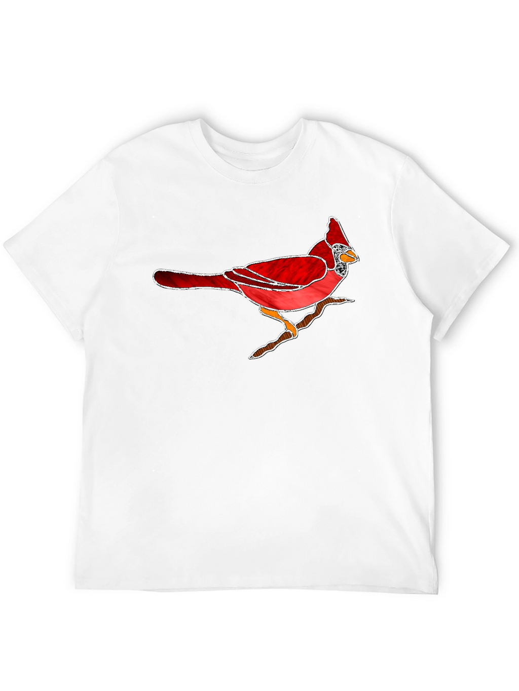 Cardinal Bird T-Shirt - Nature Inspired Graphic Tee