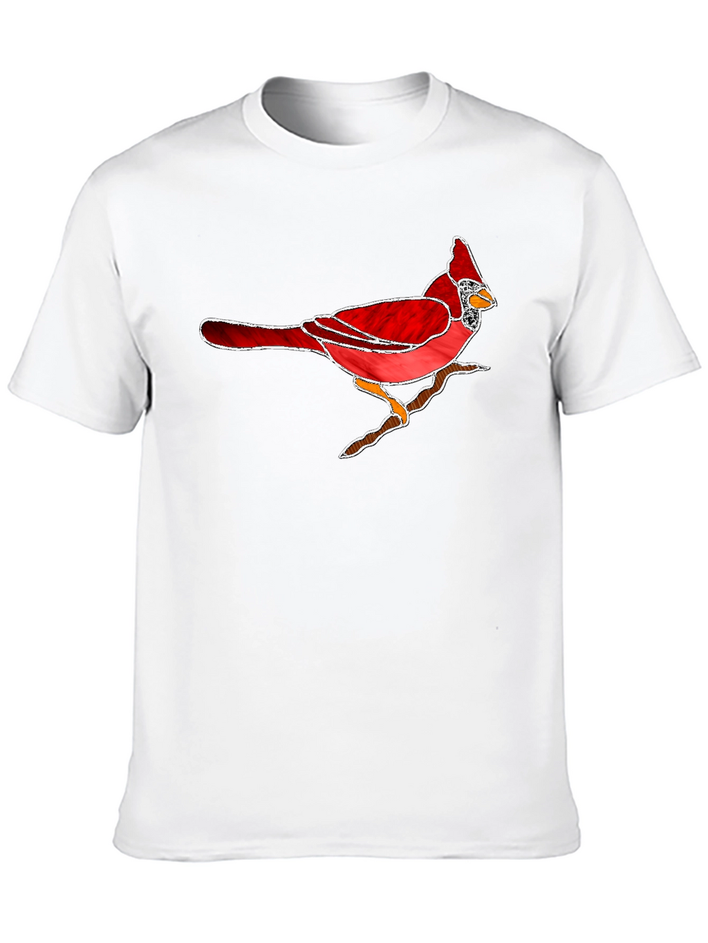 Cardinal Bird T-Shirt - Nature Inspired Graphic Tee