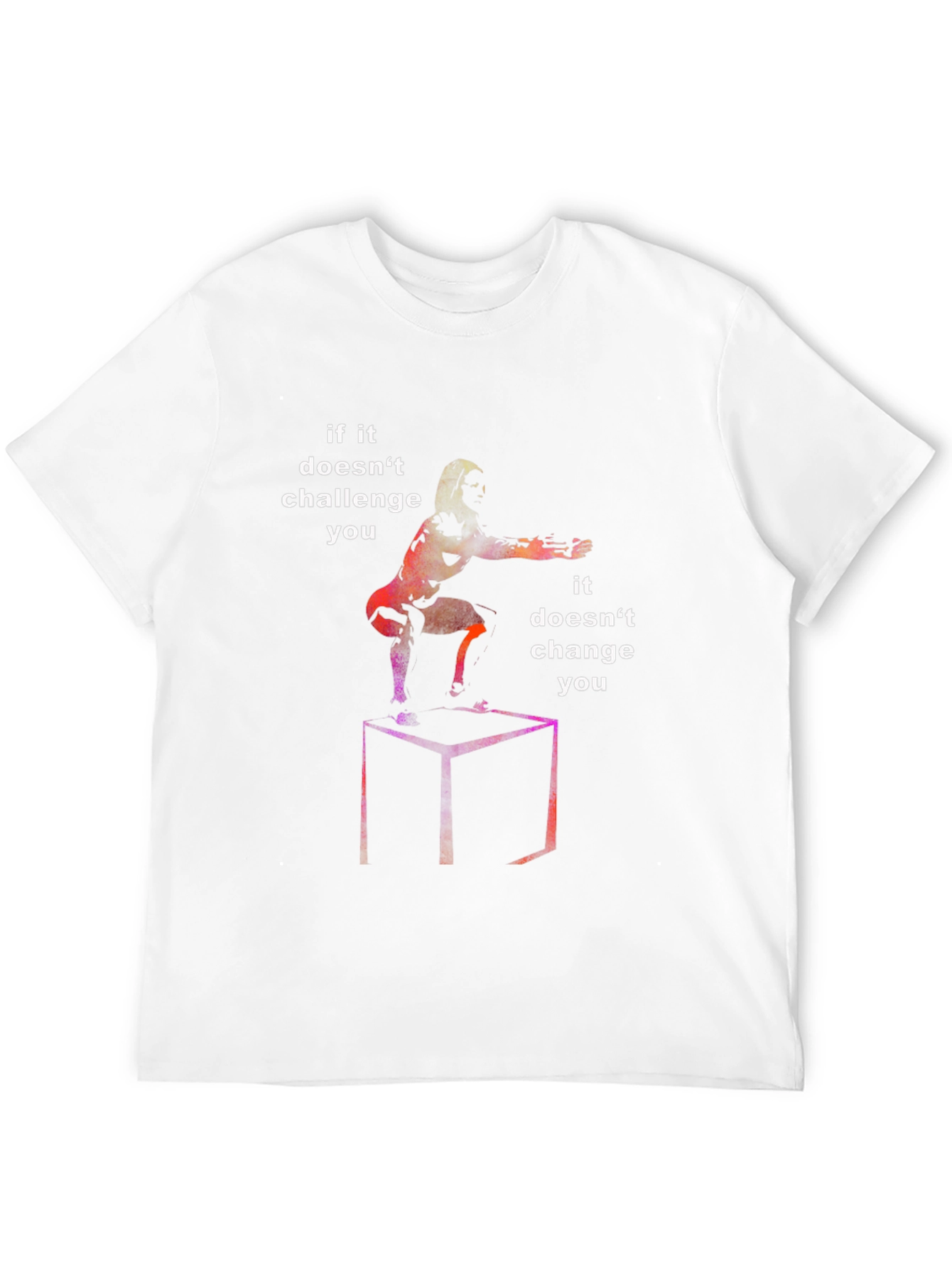 Challenge Changes You Black Graphic T-Shirt
