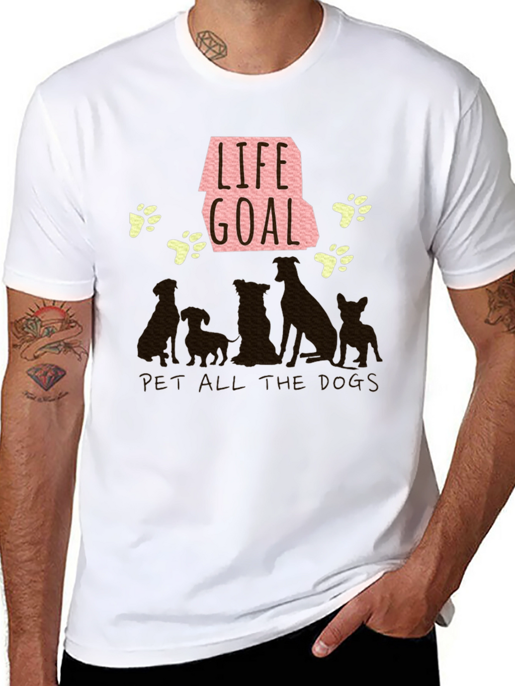 Life Goal Pet All the Dogs T-Shirt
