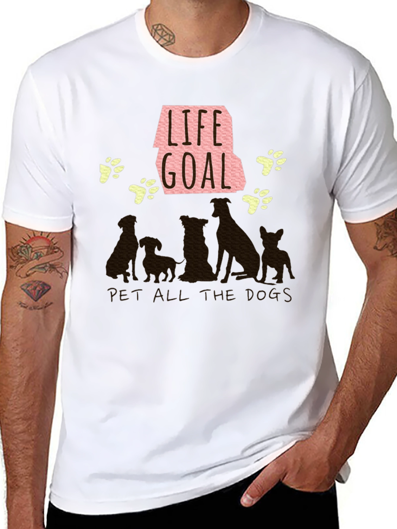 Life Goal Pet All the Dogs T-Shirt