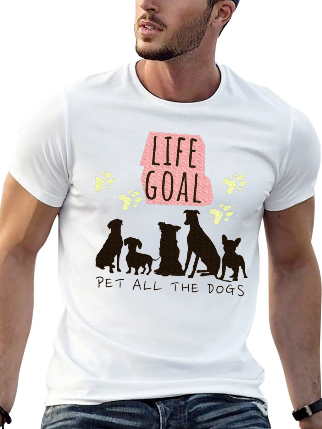 Life Goal Pet All the Dogs T-Shirt