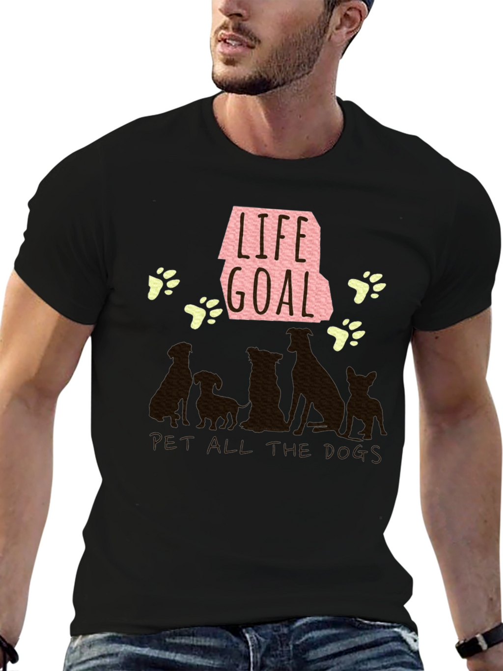 Life Goal Pet All the Dogs T-Shirt