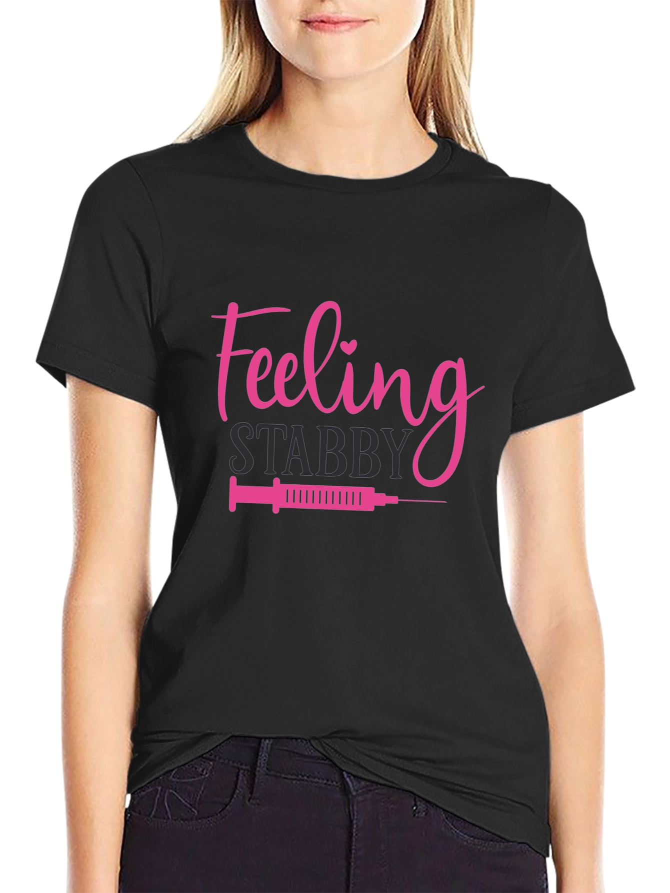 Feeling Stabby T-Shirt - Nurse Humor