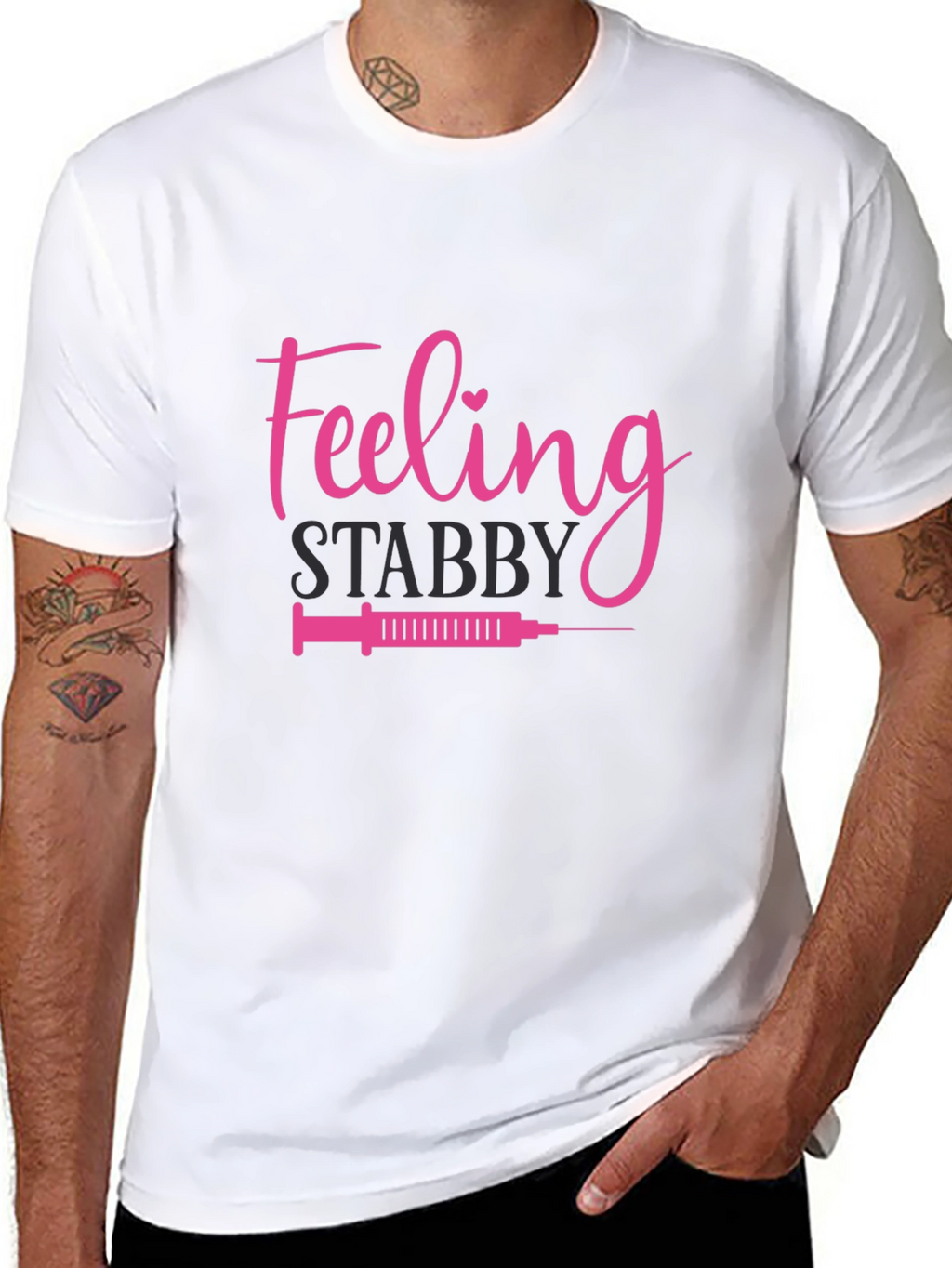Feeling Stabby T-Shirt - Nurse Humor