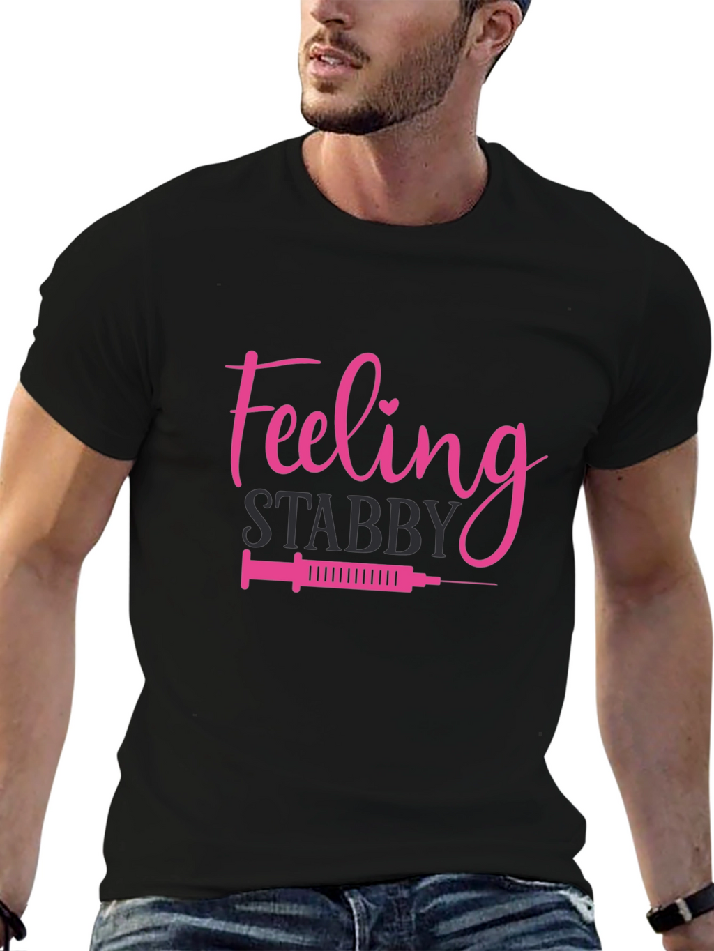 Feeling Stabby T-Shirt - Nurse Humor
